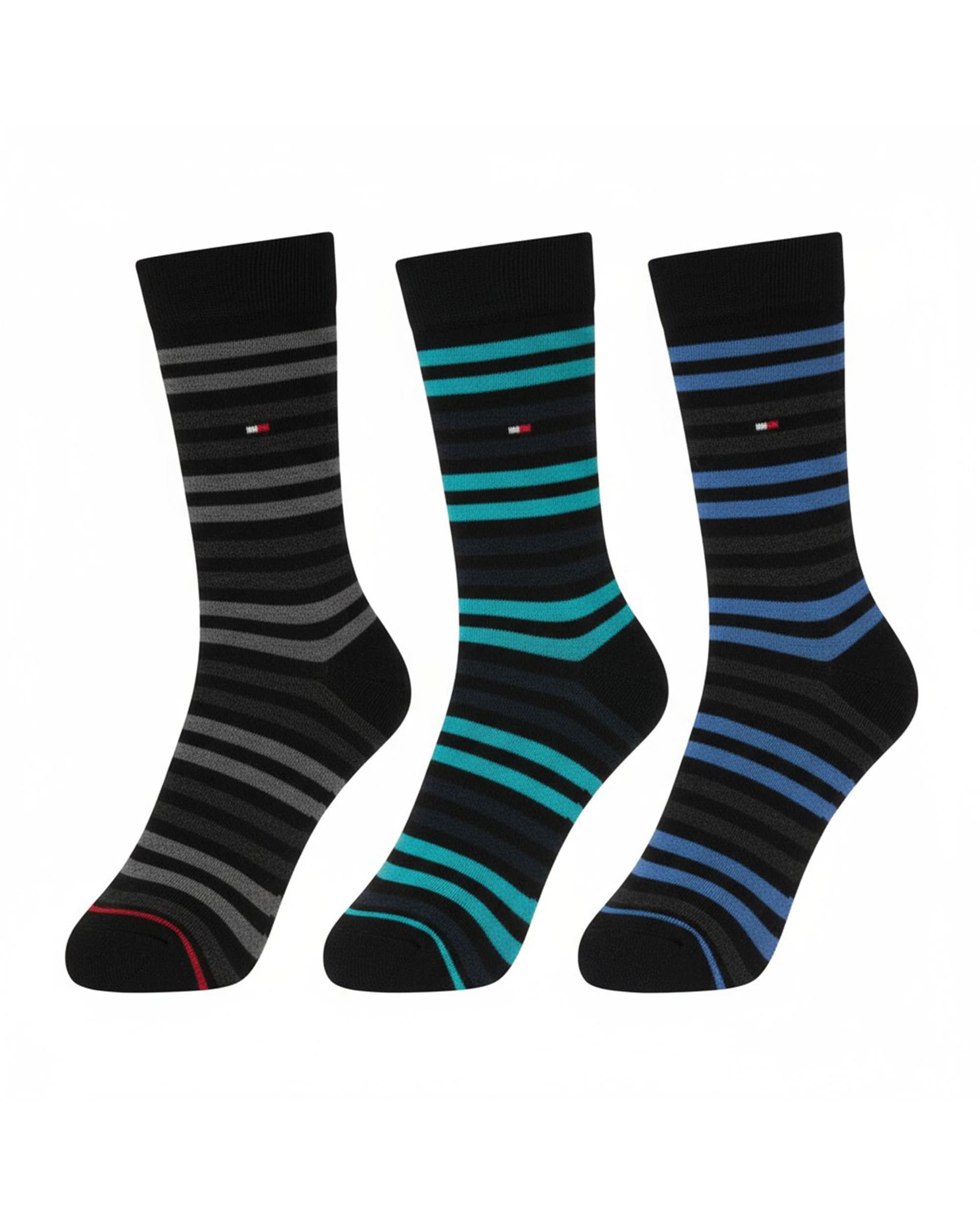 Men’s 3 Pairs Full-Length Socks, Men's Socks, Chase Value, Chase Value