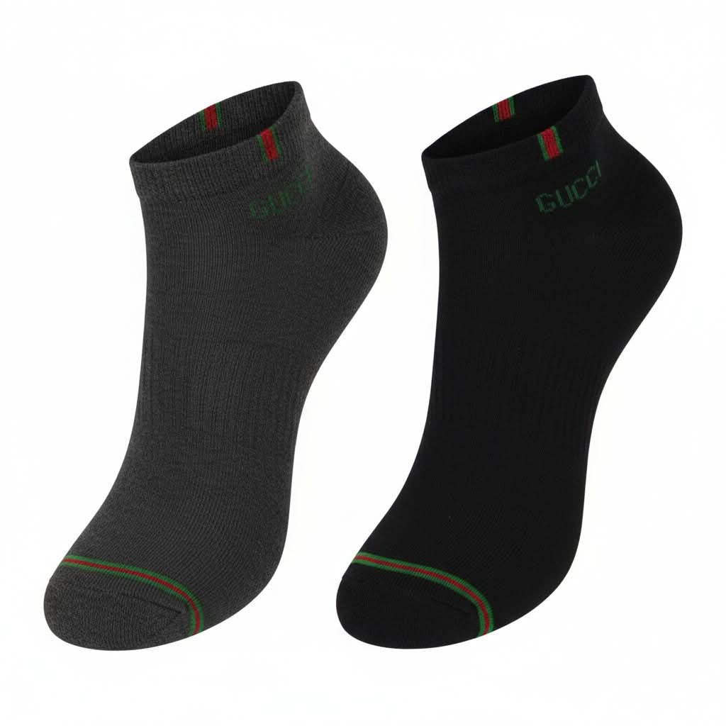 Men’s 2 Pairs Ankle Socks, Men's Socks, Chase Value, Chase Value