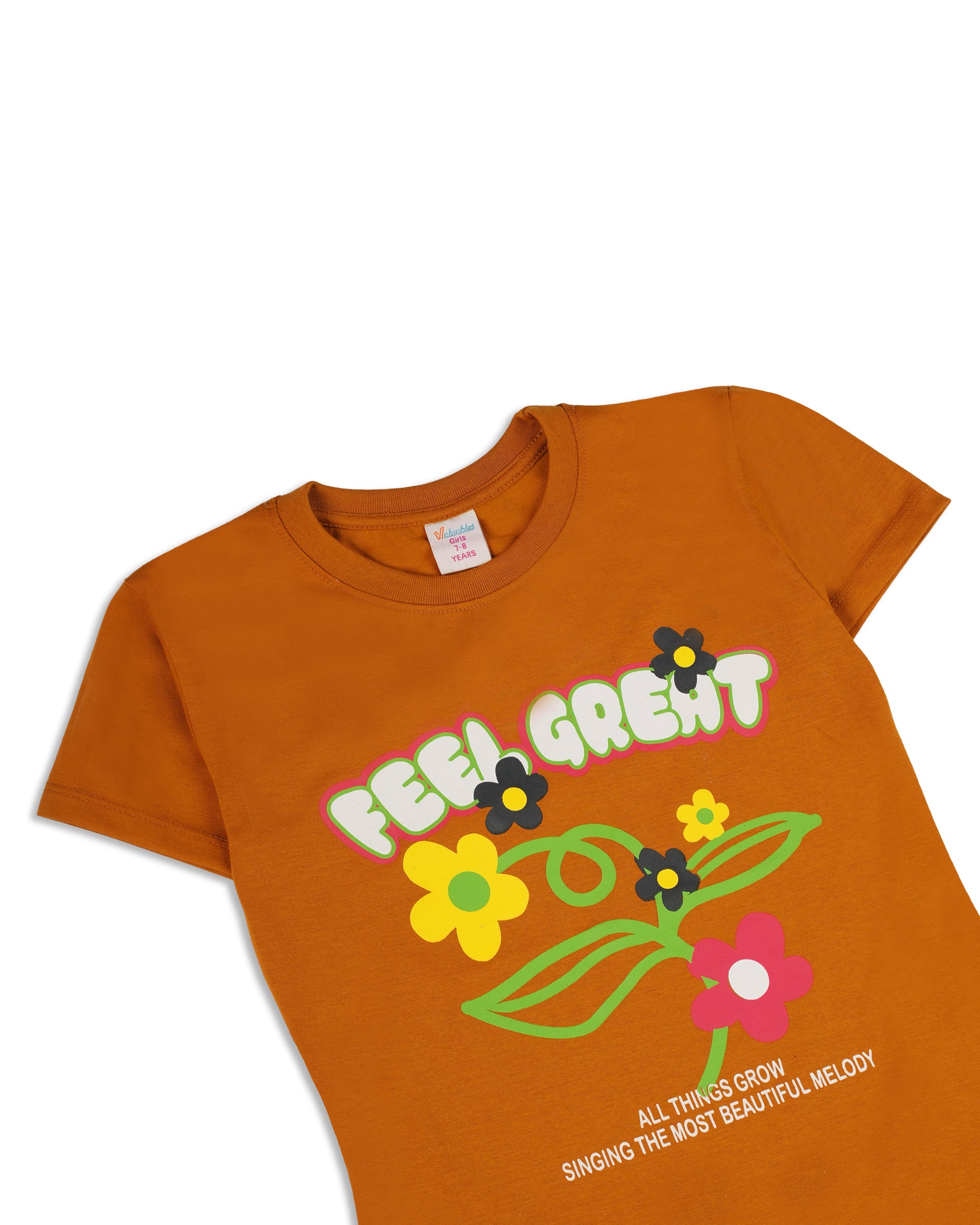 Valuables Girls' Half Sleeves T-Shirt, Girls T-Shirts, Valuables, Chase Value