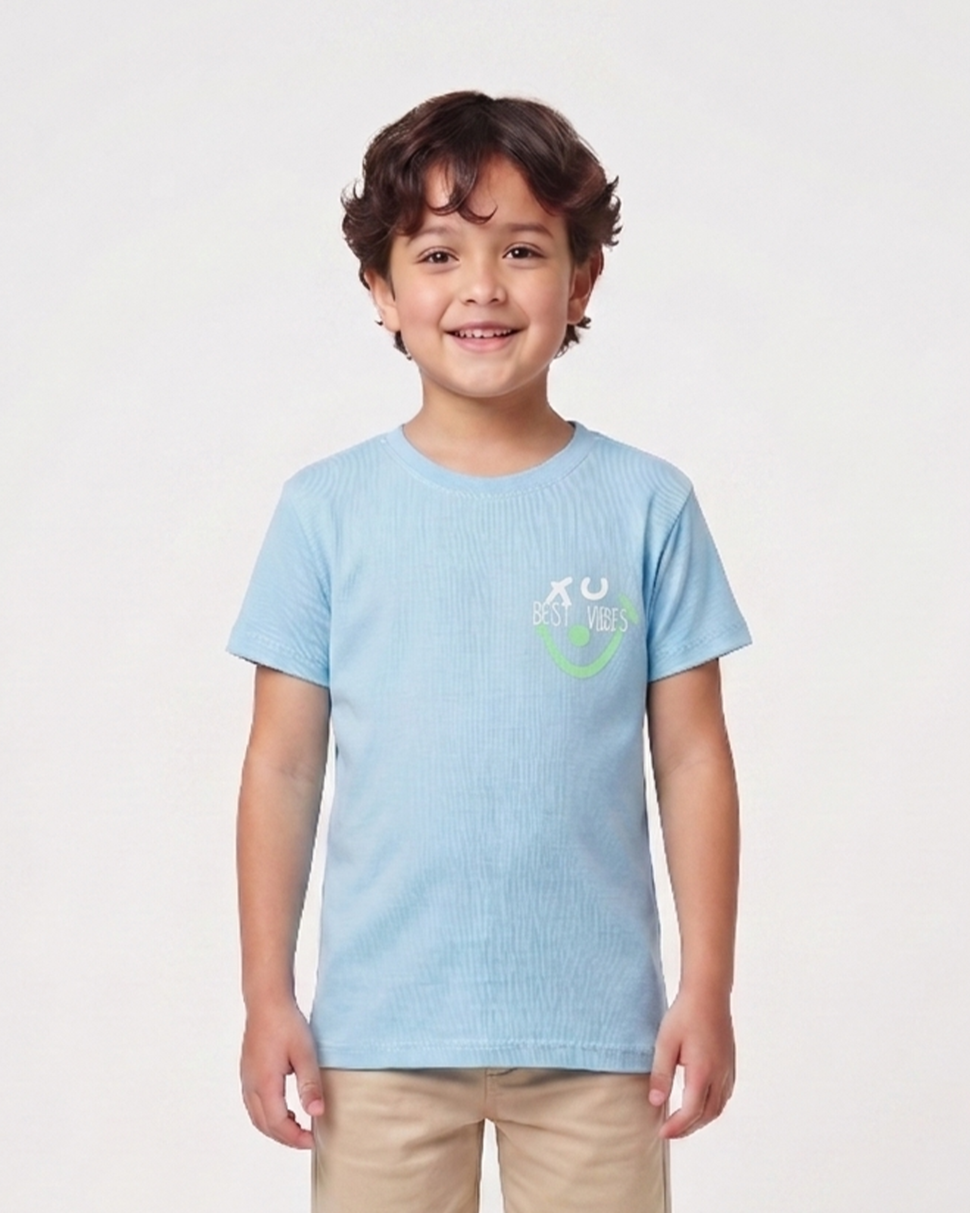Valuables Boys' Half Sleeves T-Shirt