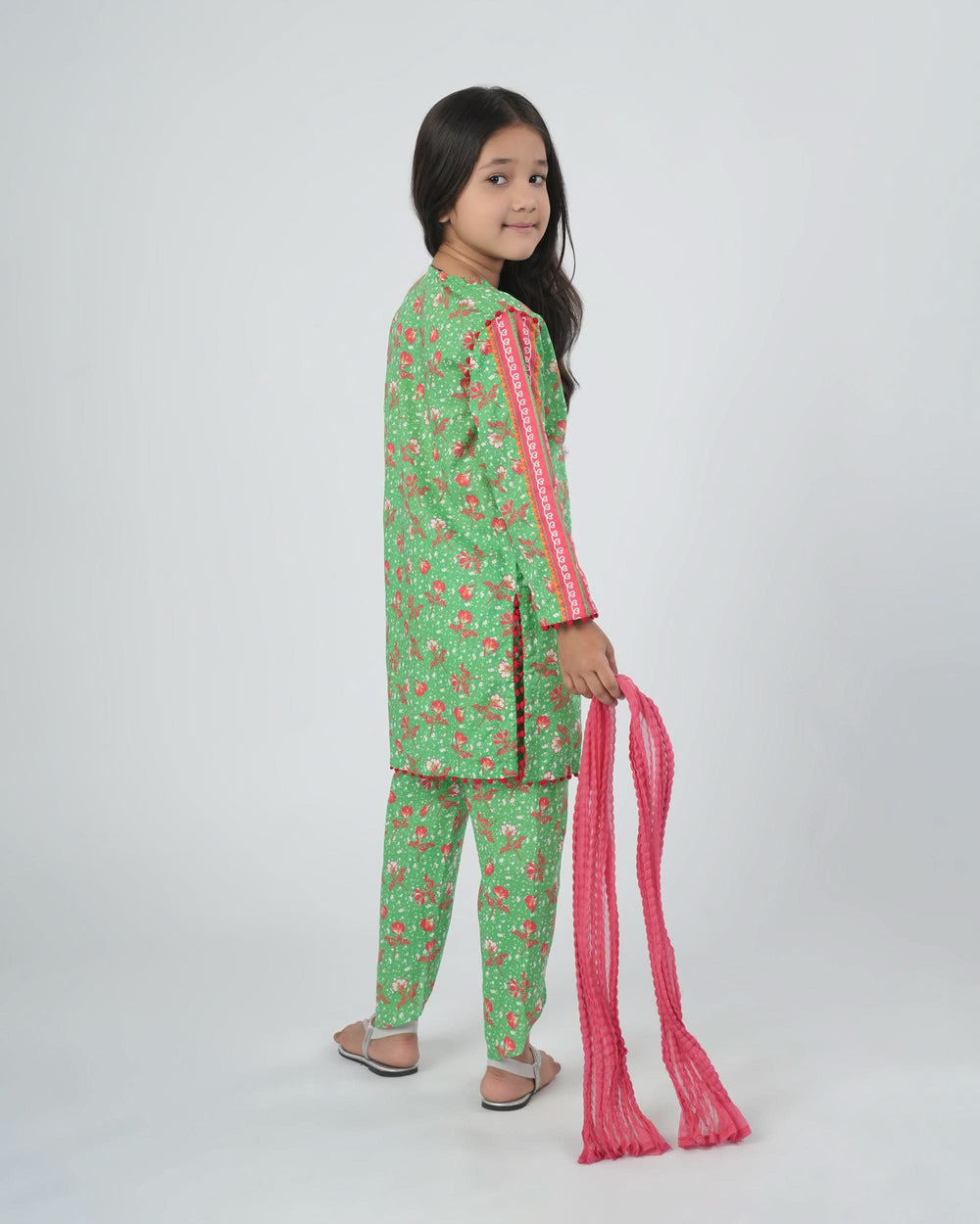 Eminent Girls Printed Shalwar Suit - Green, Girls Shalwar Kameez, Eminent, Chase Value