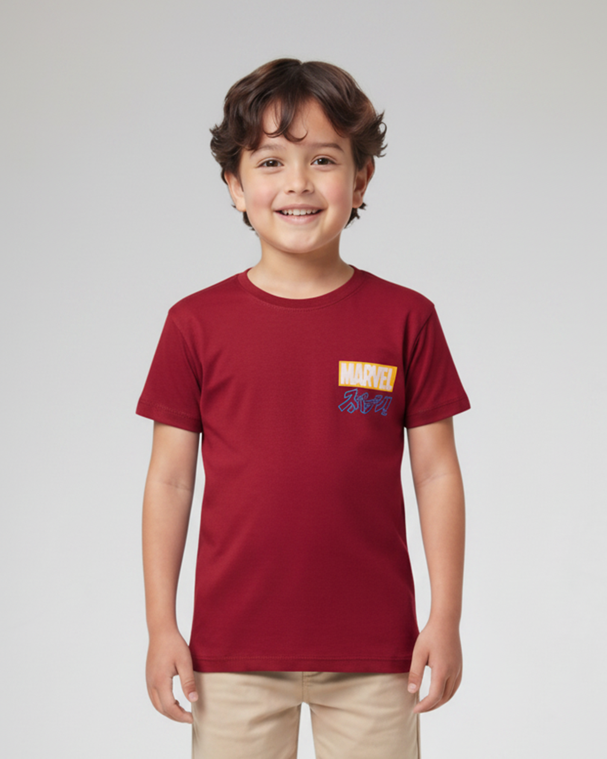Valuables Boys' Half Sleeves T-Shirt