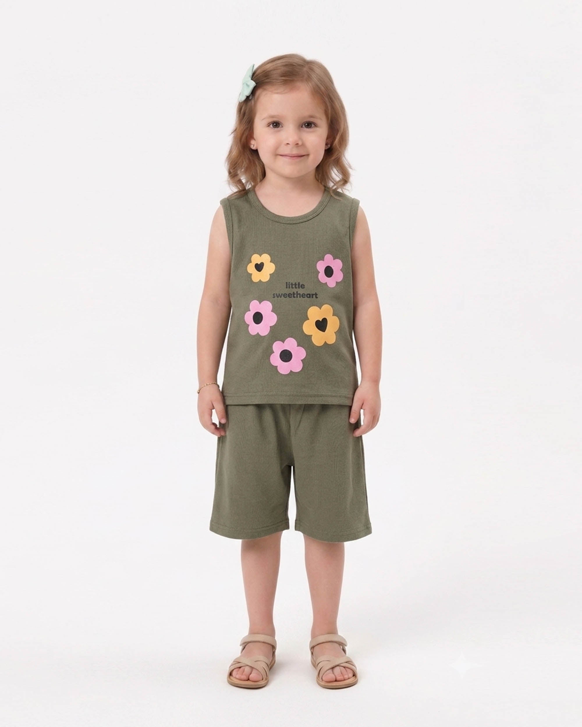 Valuables Girls' Sando Suit