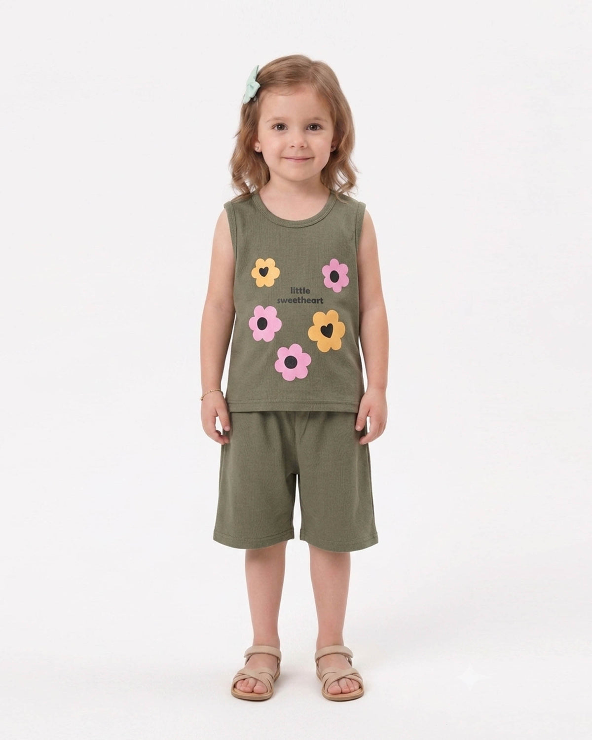 Valuables Girls' Sando Suit