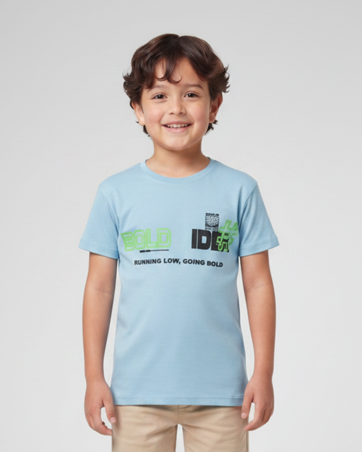 Valuables Boys' Half Sleeves T-Shirt