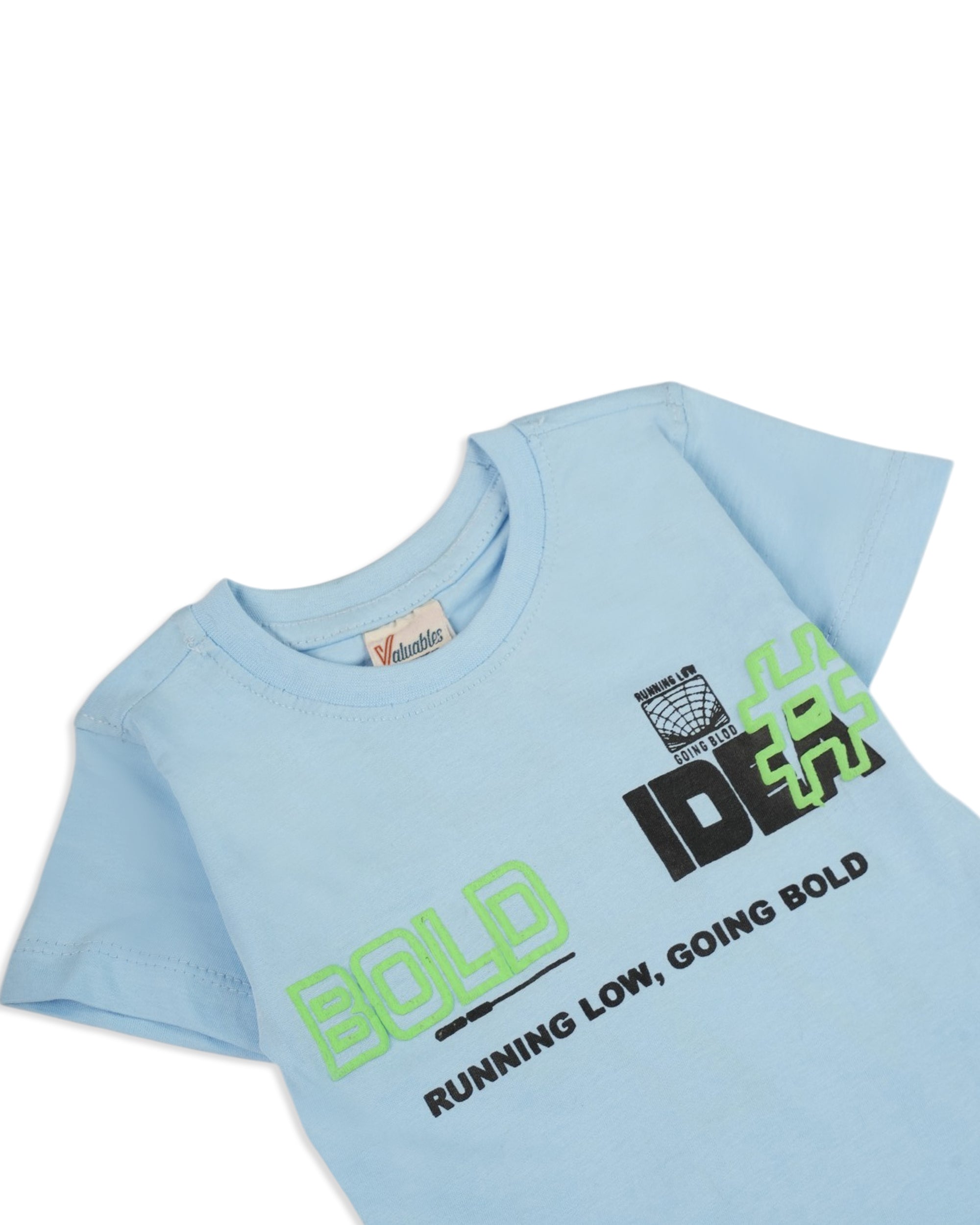 Valuables Boys' Half Sleeves T-Shirt