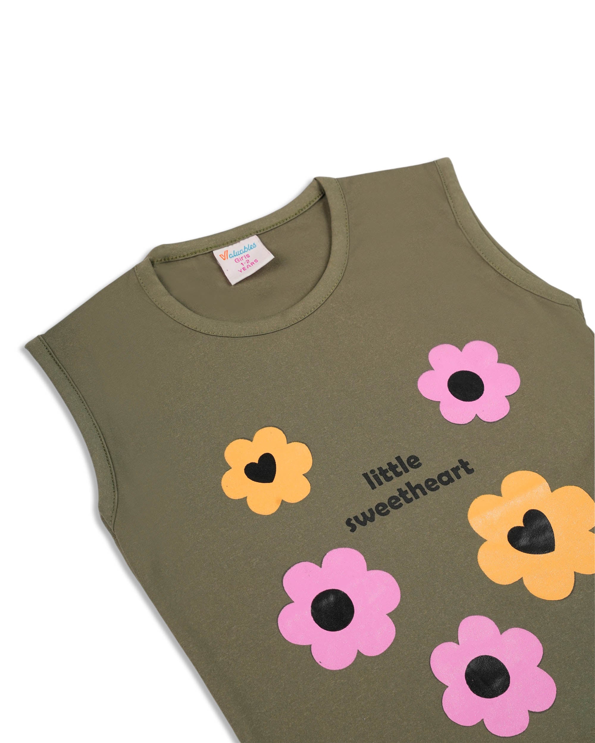 Valuables Girls' Sando Suit