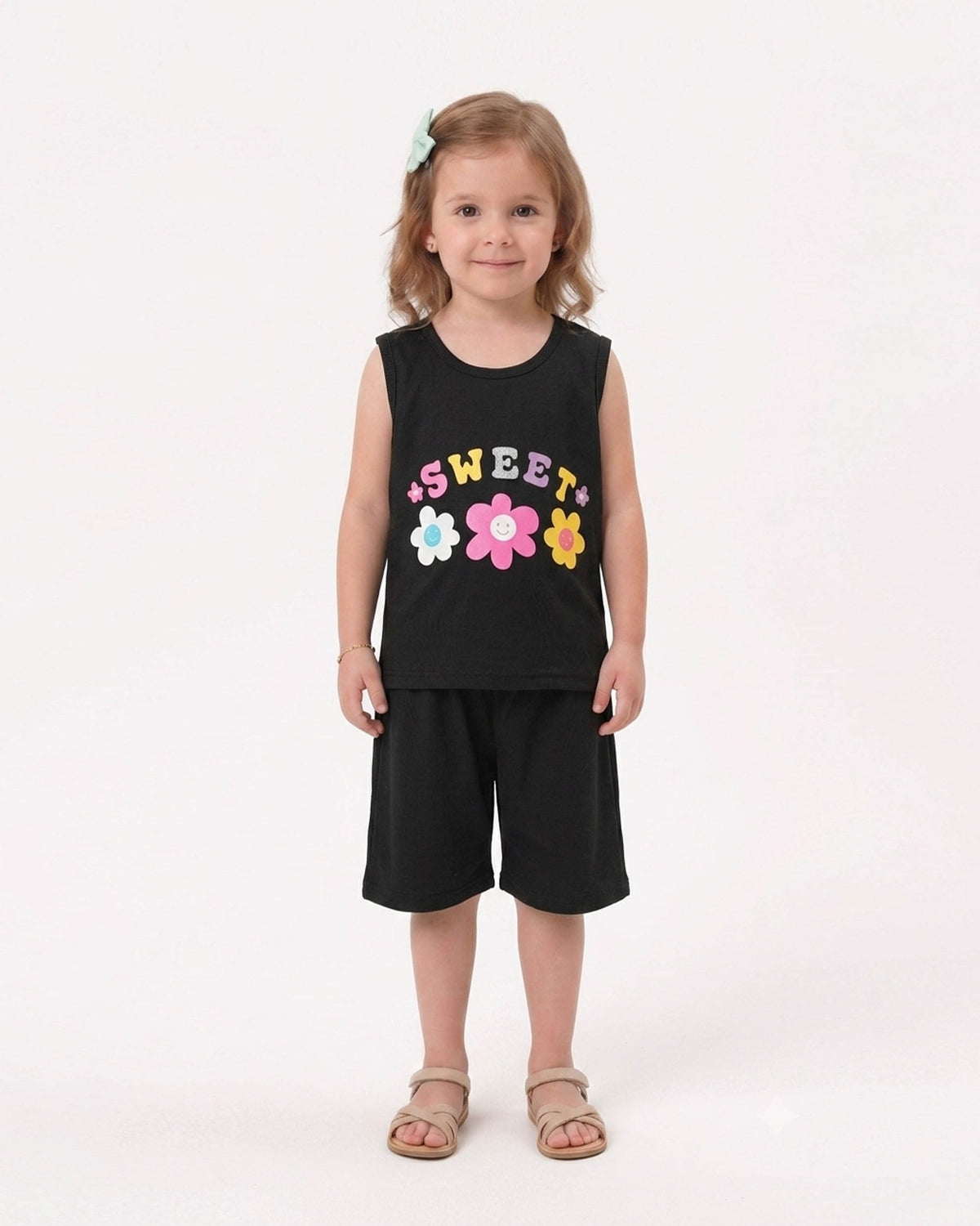Valuables Girls' Sando Suit