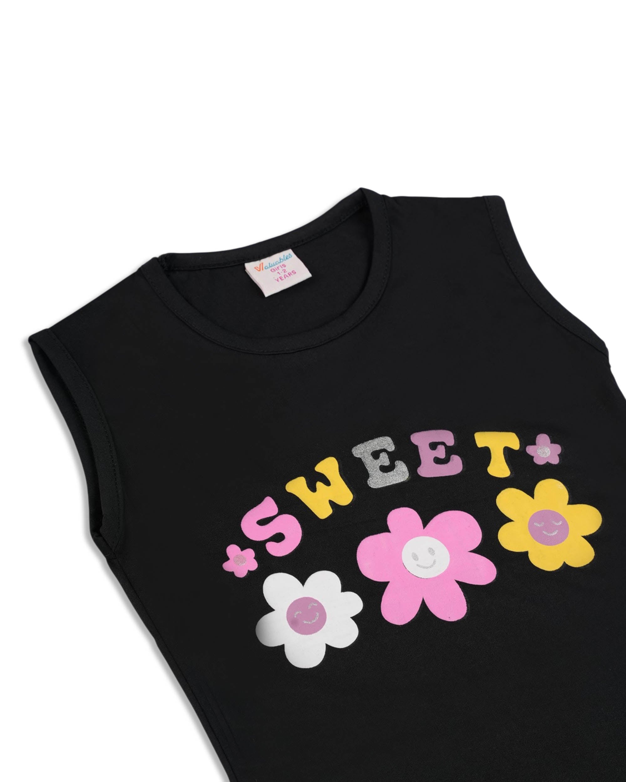 Valuables Girls' Sando Suit