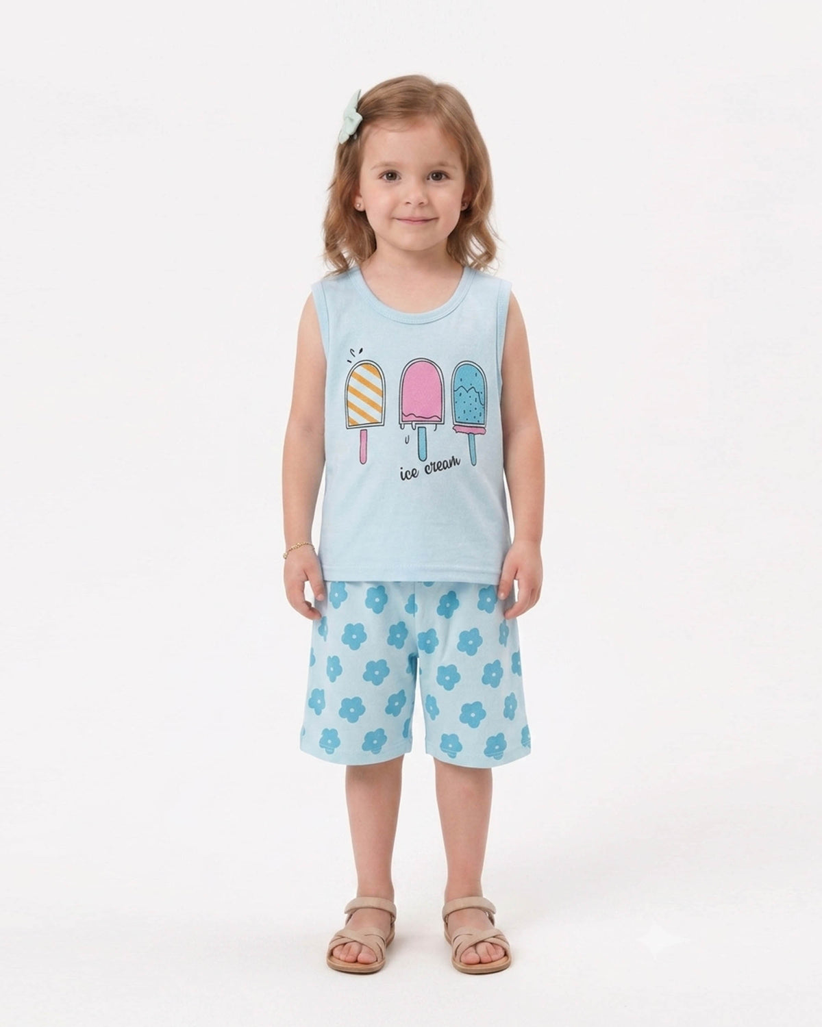 Valuables Girls' Sando Suit