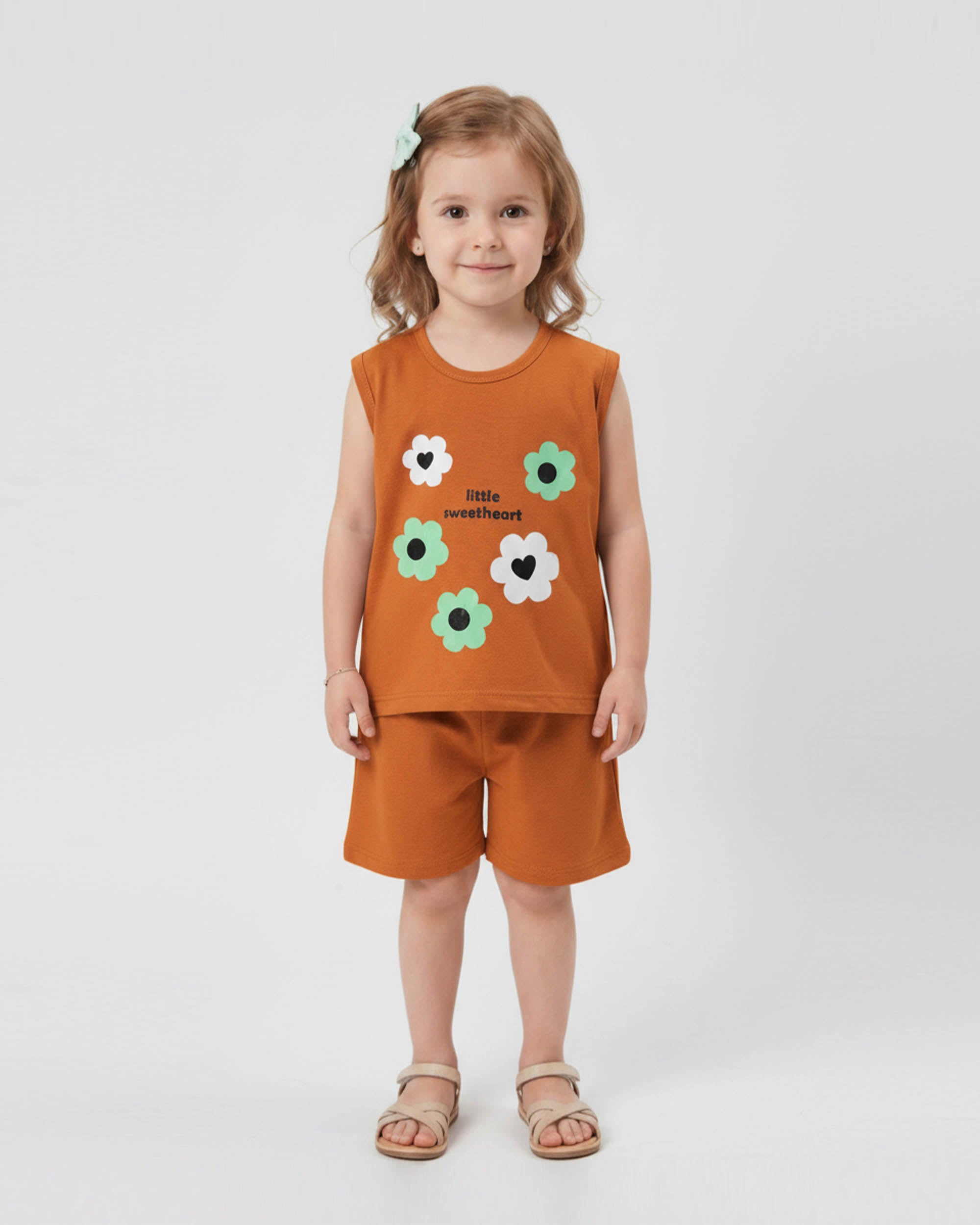 Valuables Girls' Sando Suit