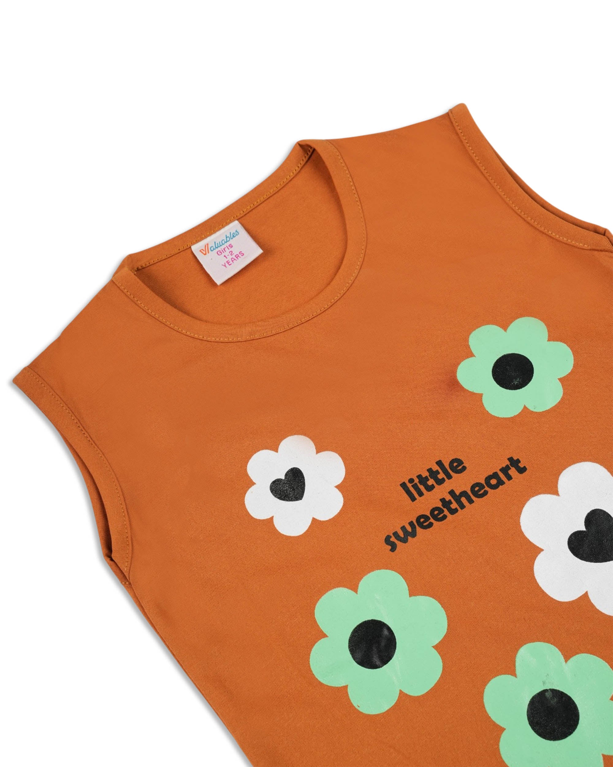 Valuables Girls' Sando Suit