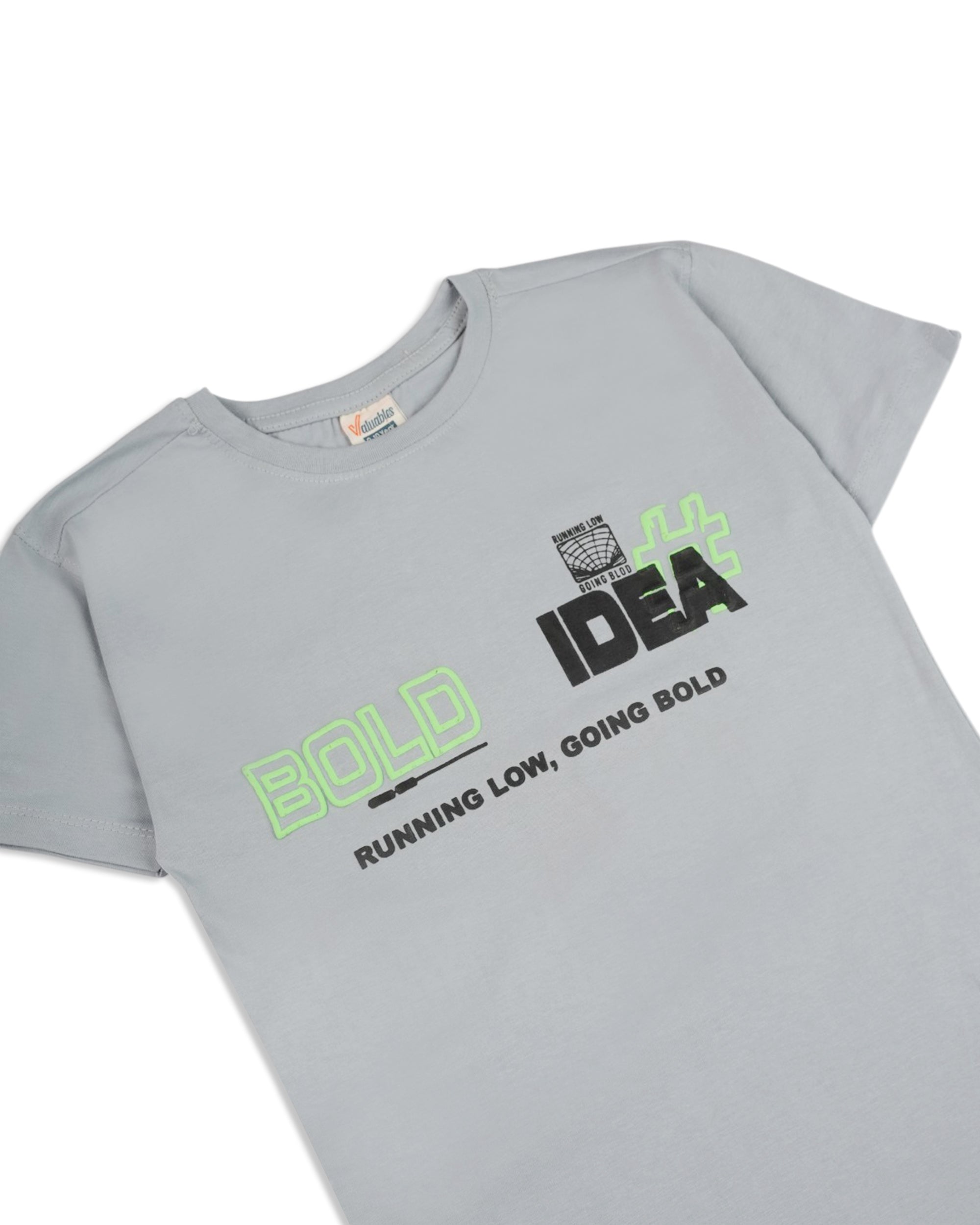 Valuables Boys' Half Sleeves T-Shirt