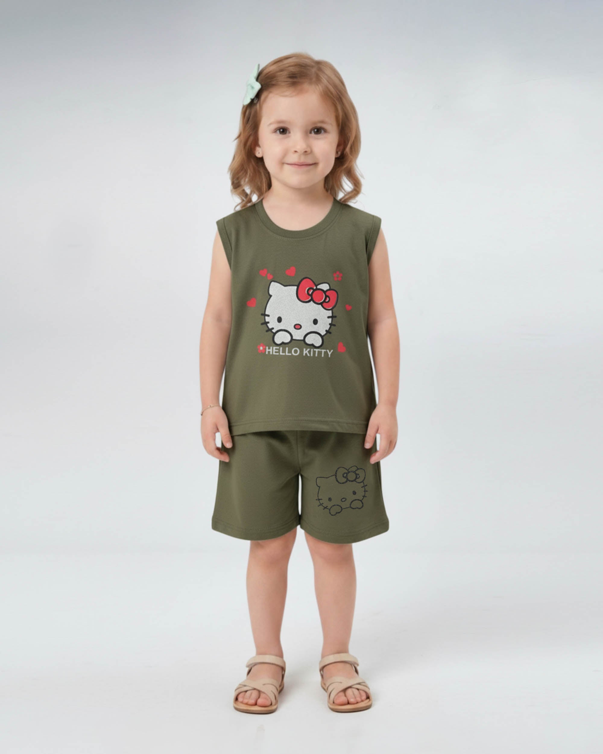 Valuables Girls' Sando Suit