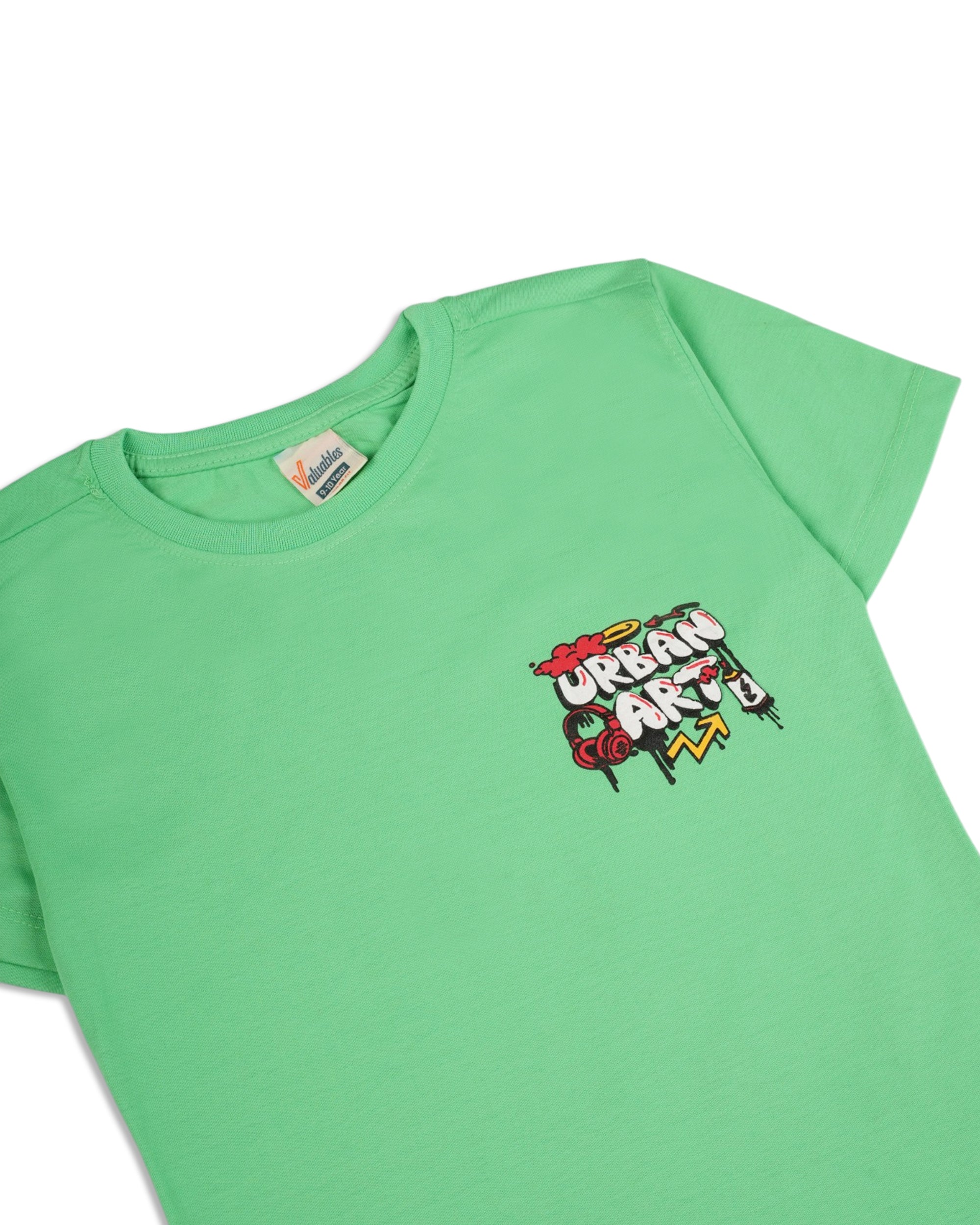 Valuables Boys' Half Sleeves T-Shirt