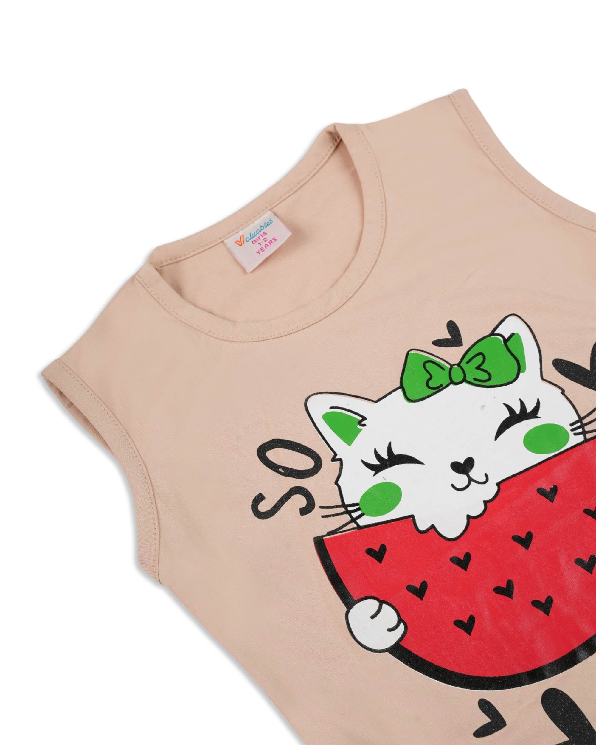 Valuables Girls' Sando Suit