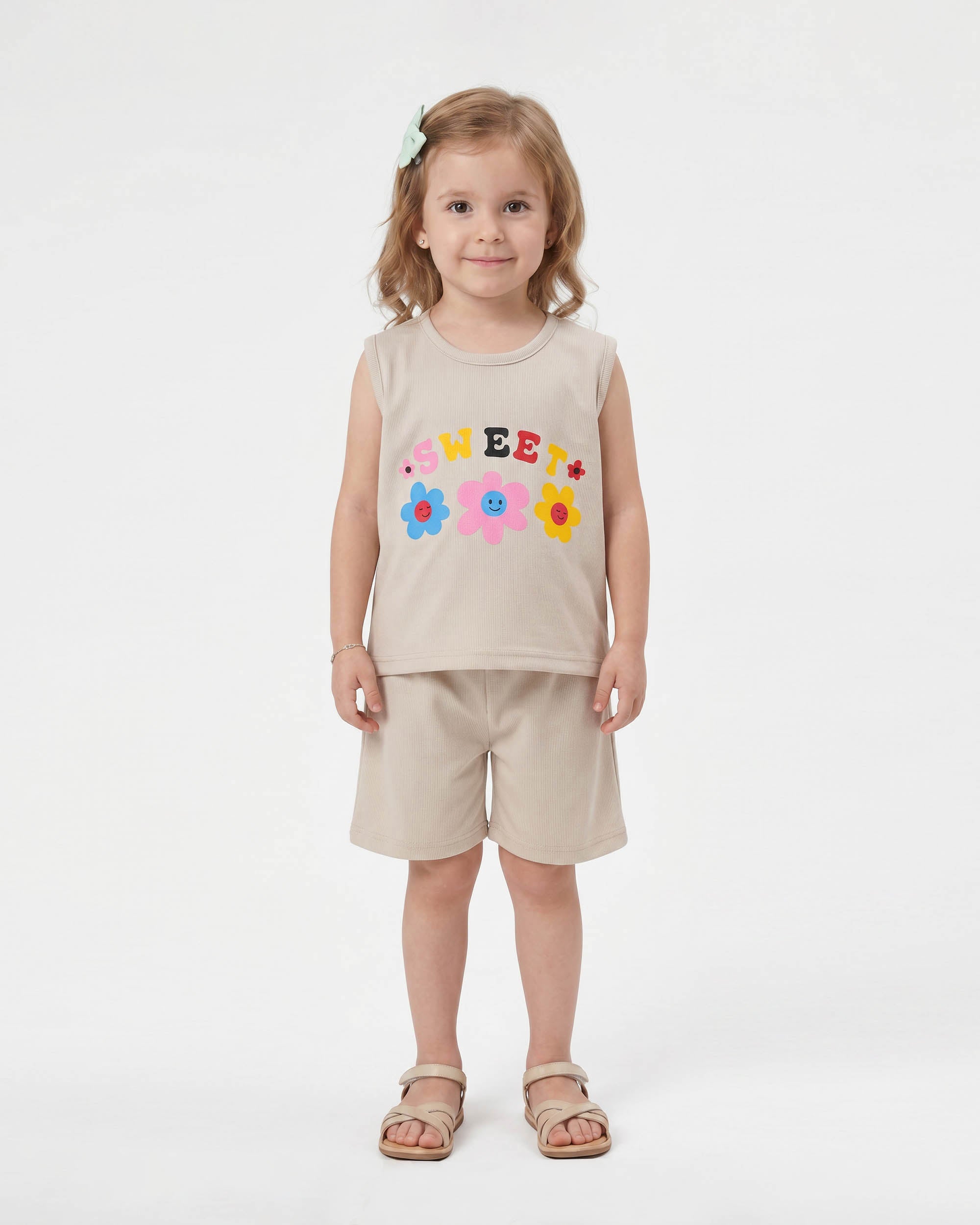 Valuables Girls' Sando Suit