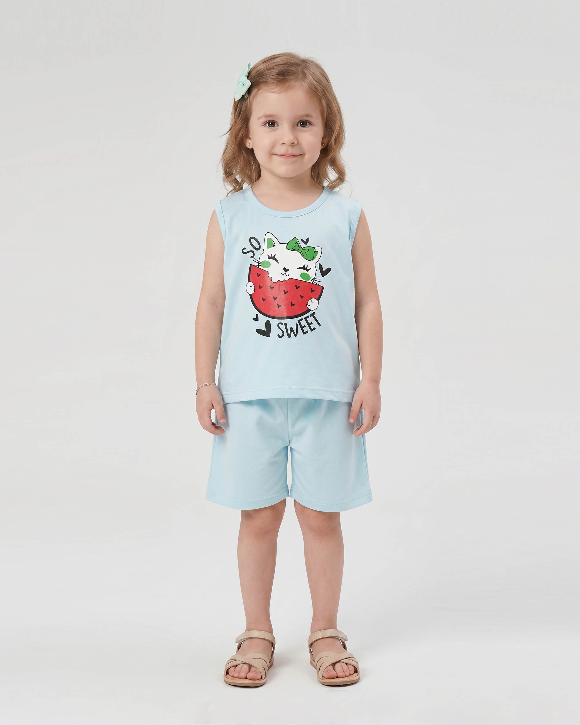 Valuables Girls' Sando Suit