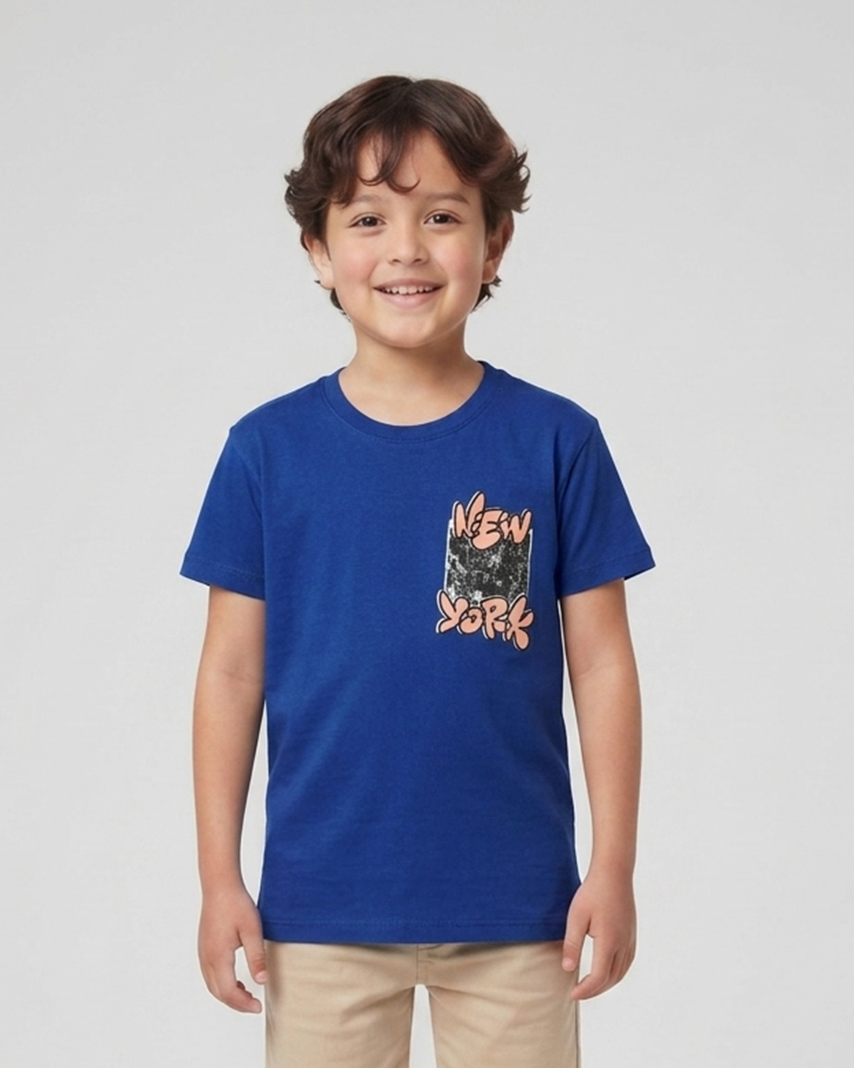 Valuables Boys' Half Sleeves T-Shirt
