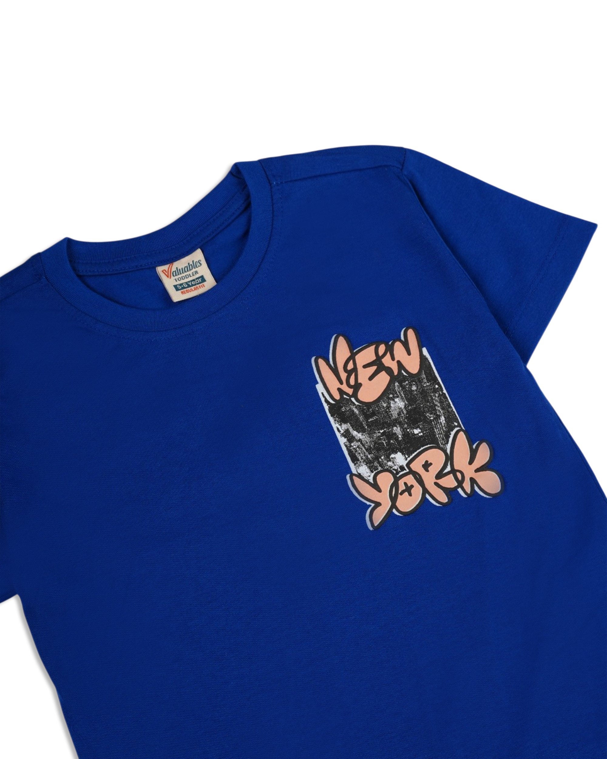 Valuables Boys' Half Sleeves T-Shirt