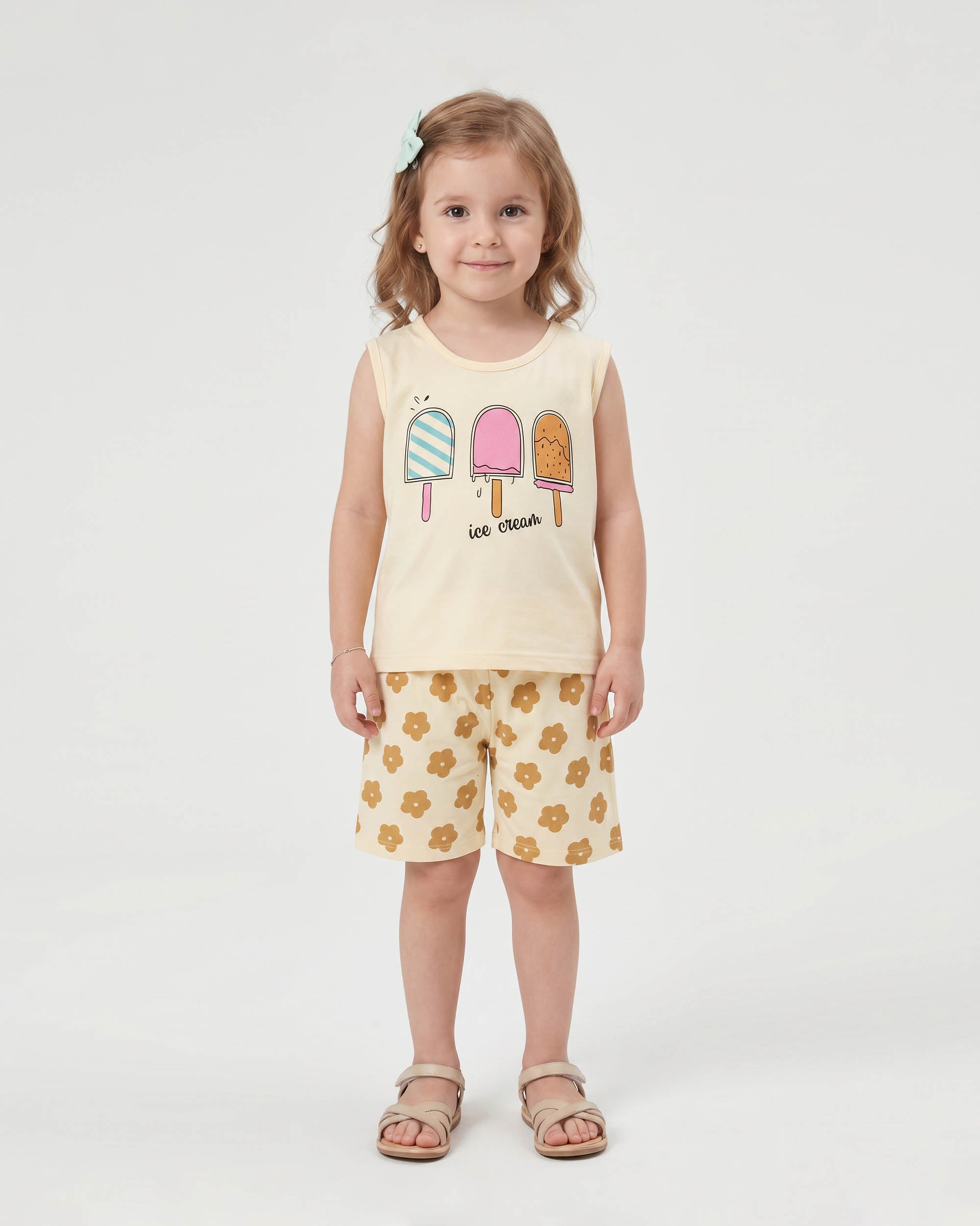 Valuables Girls' Sando Suit