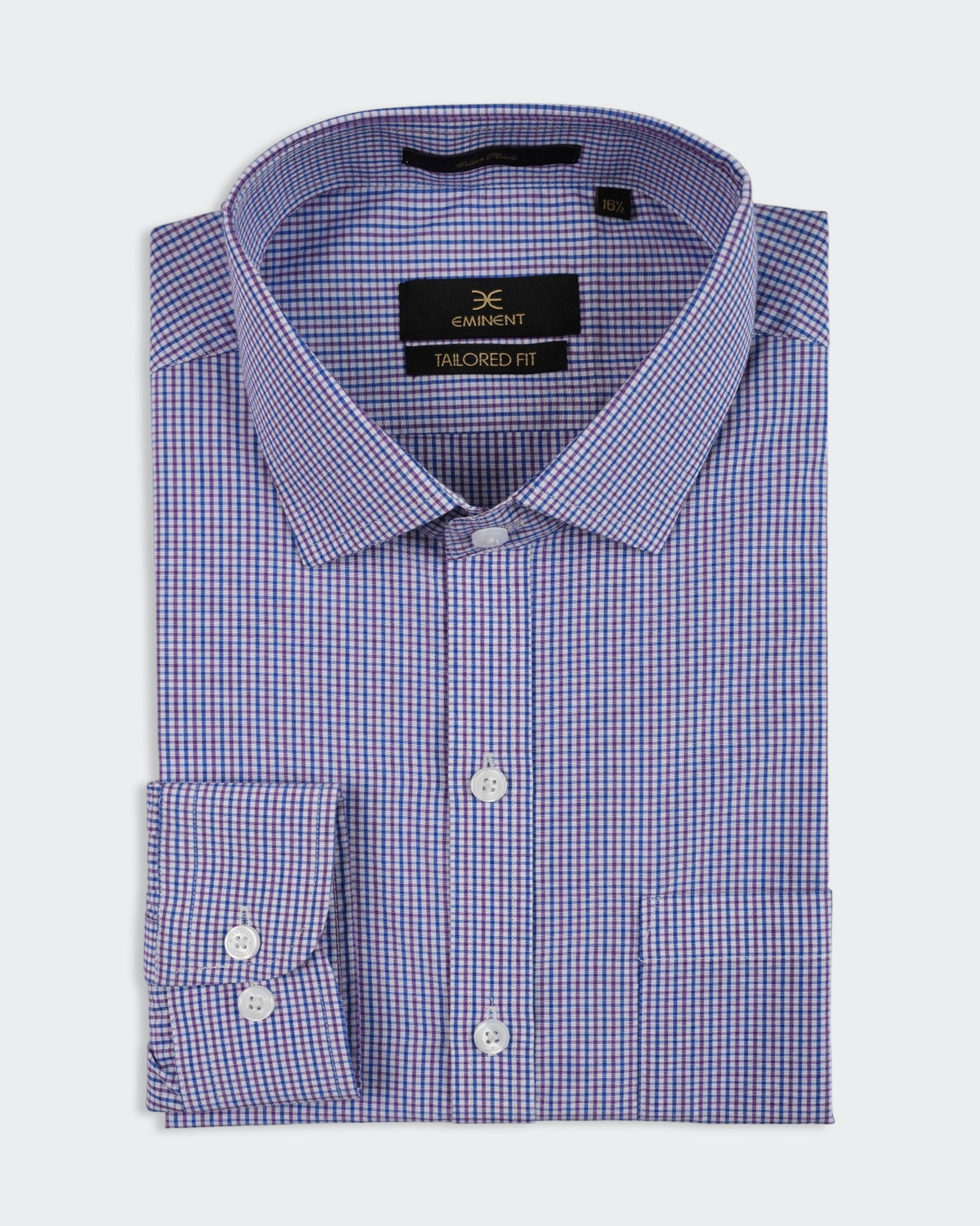 Eminent Men's Check Formal Shirt