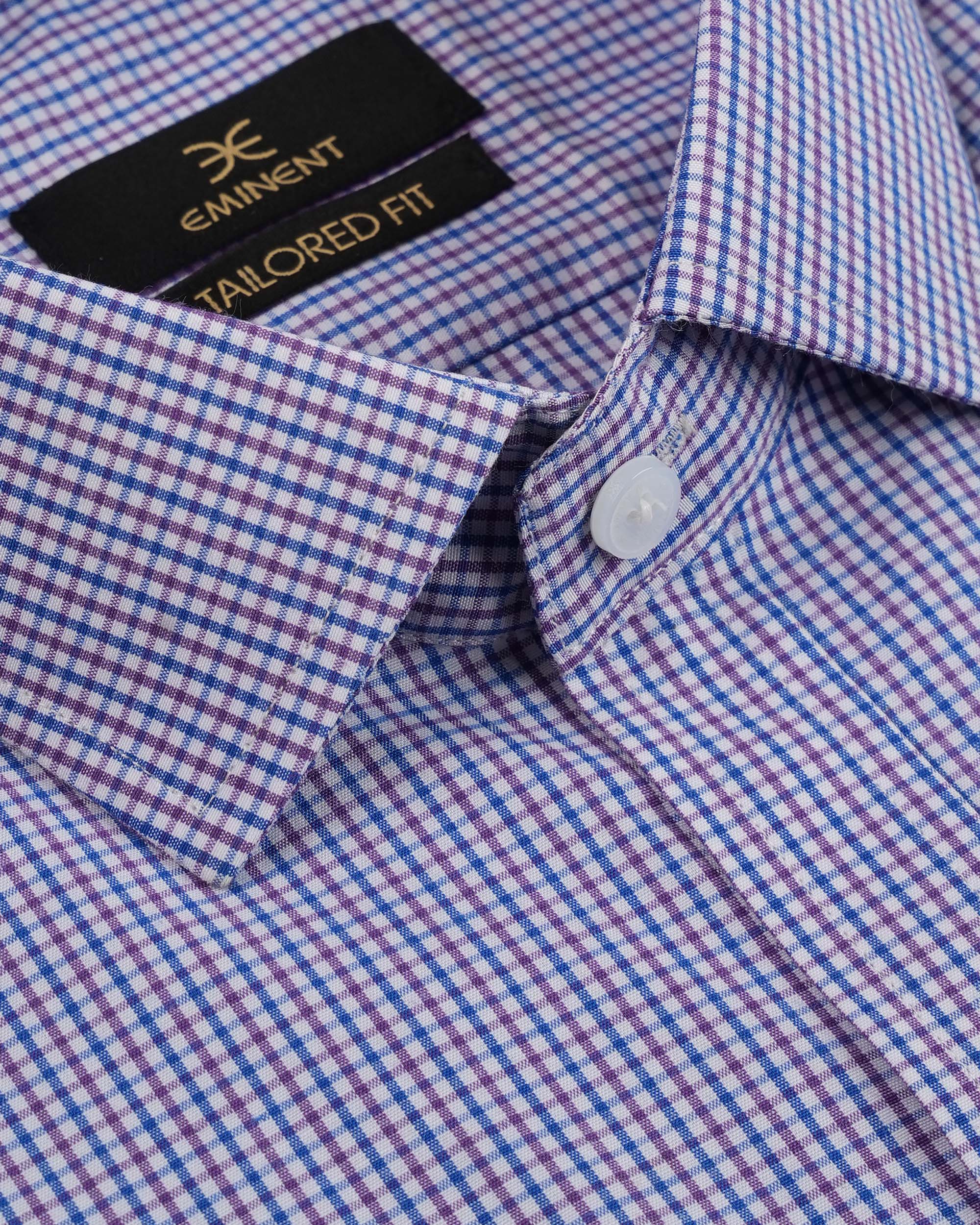 Eminent Men's Check Formal Shirt