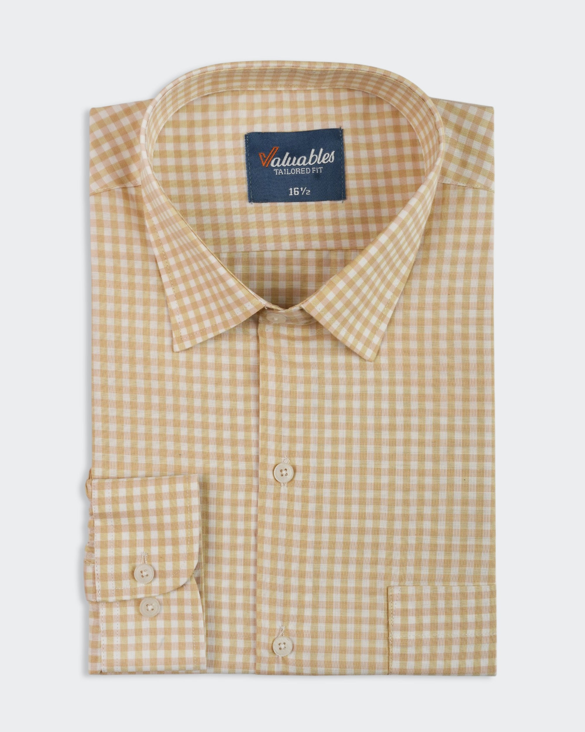 Valuables Men's Formal Check Shirt