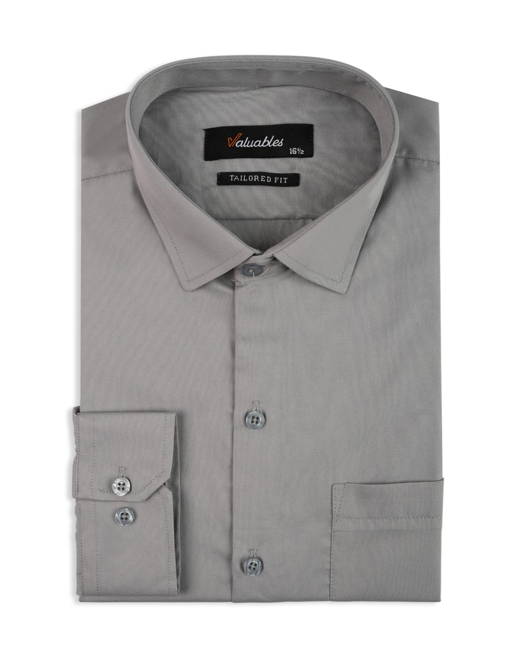 Valuables Men's Plain Formal Shirt