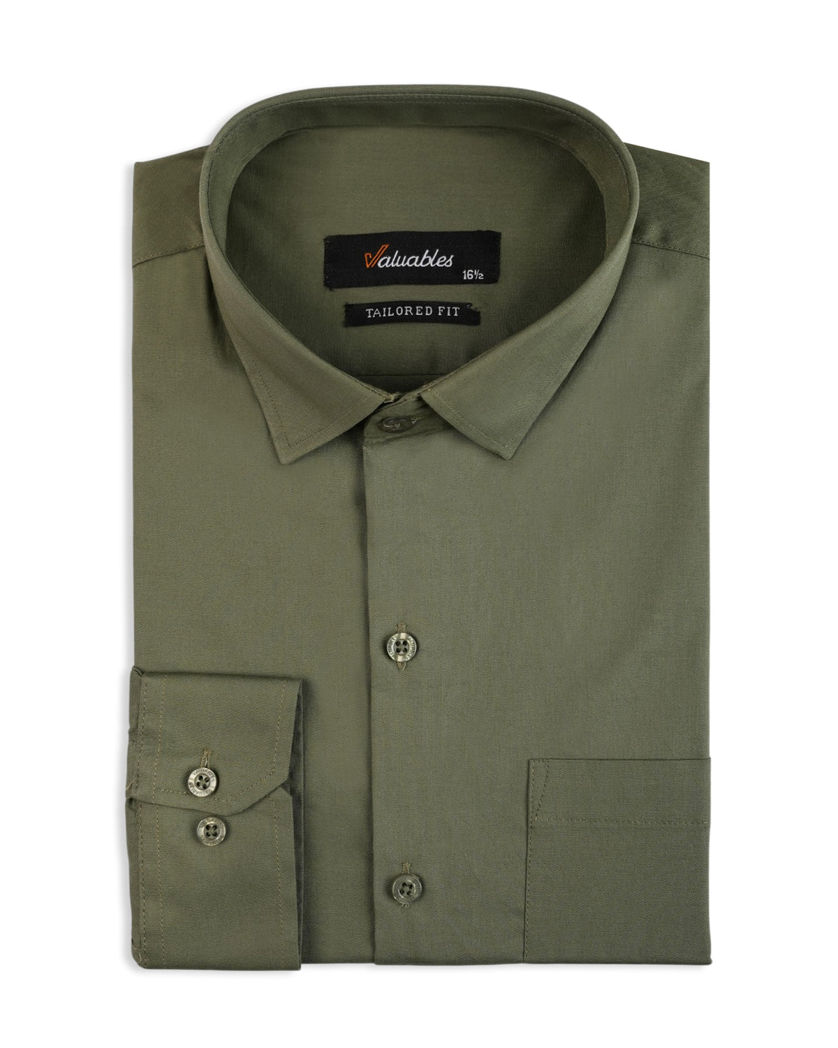 Valuables Men's Plain Formal Shirt