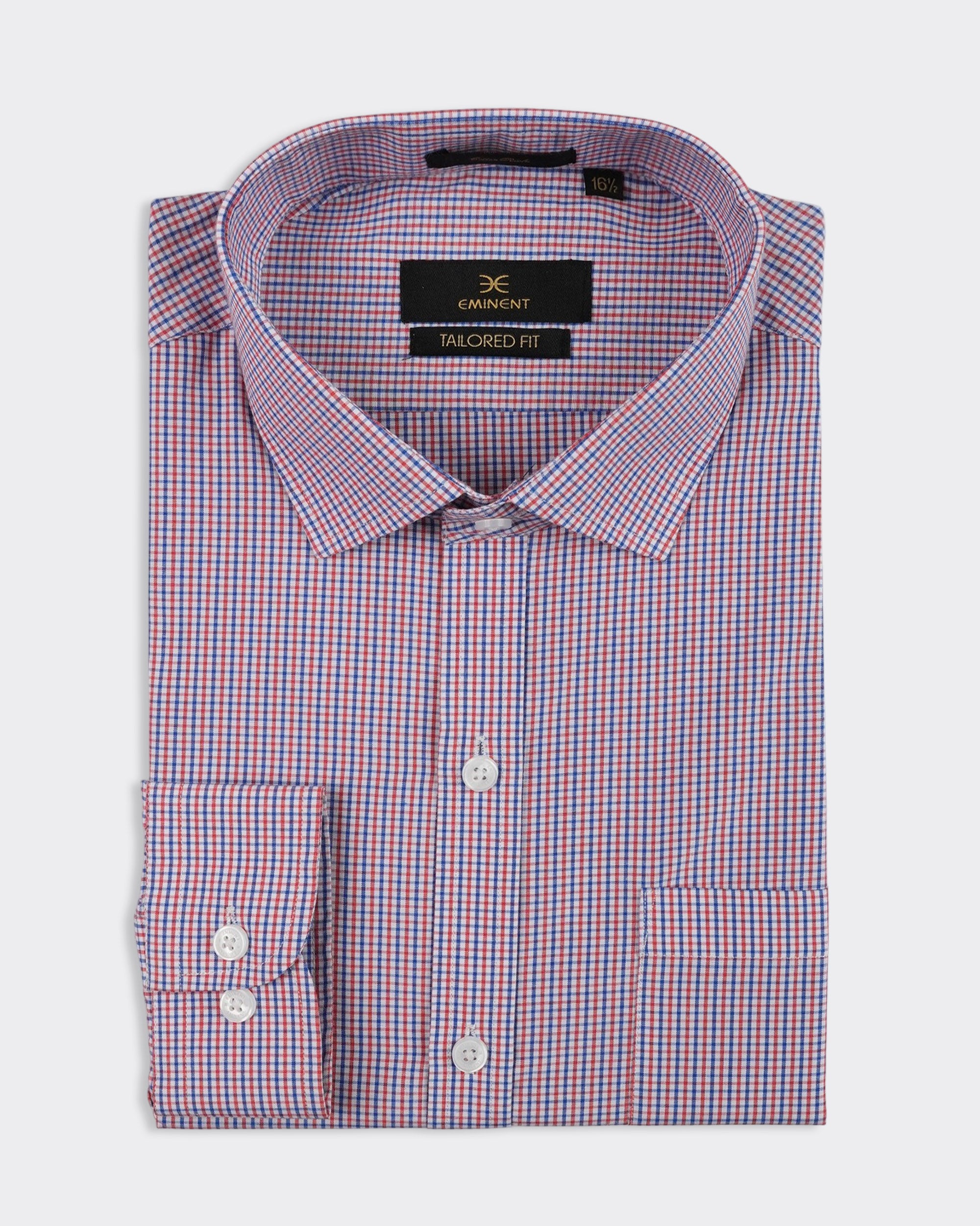 Eminent Men's Check Formal Shirt