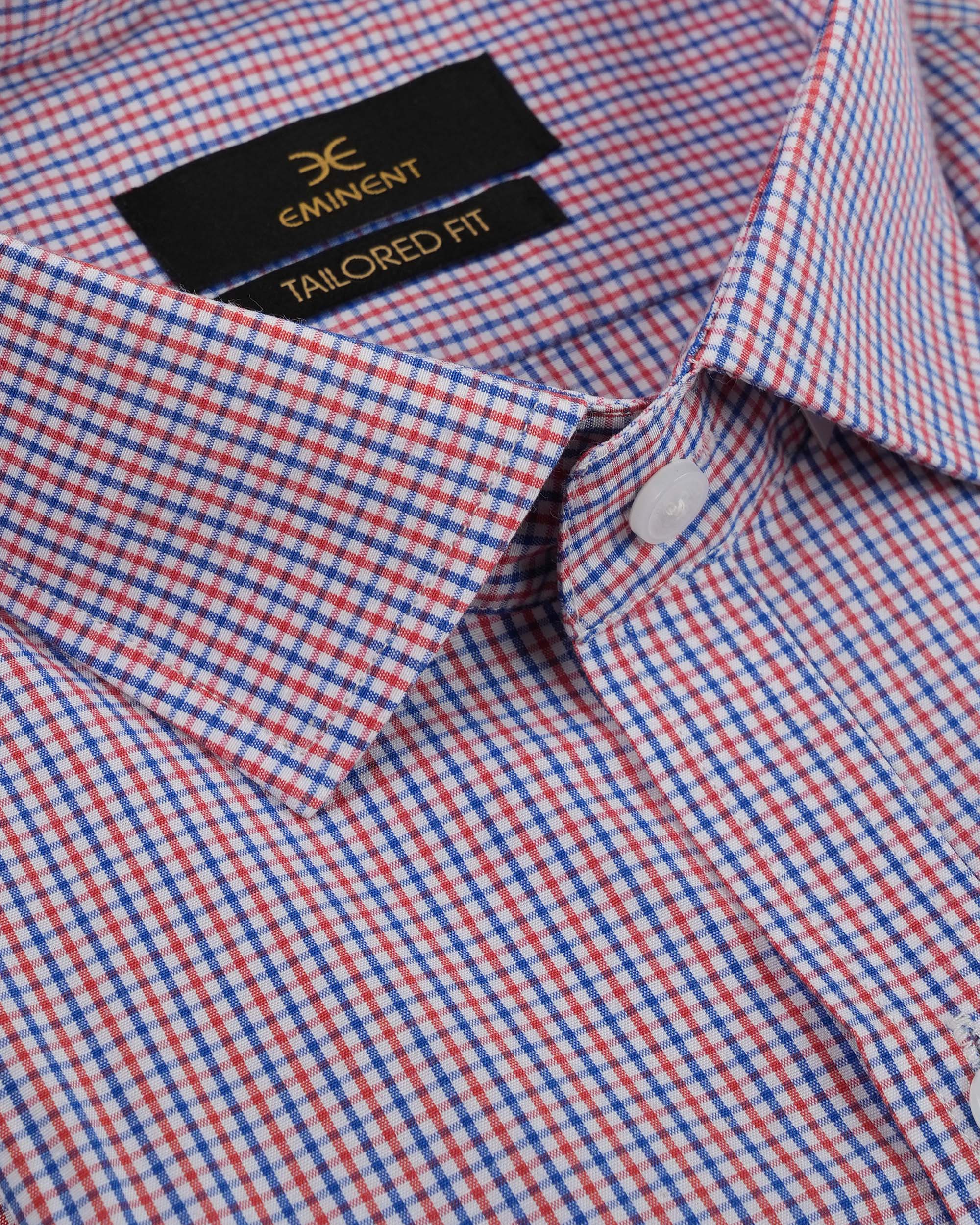Eminent Men's Check Formal Shirt