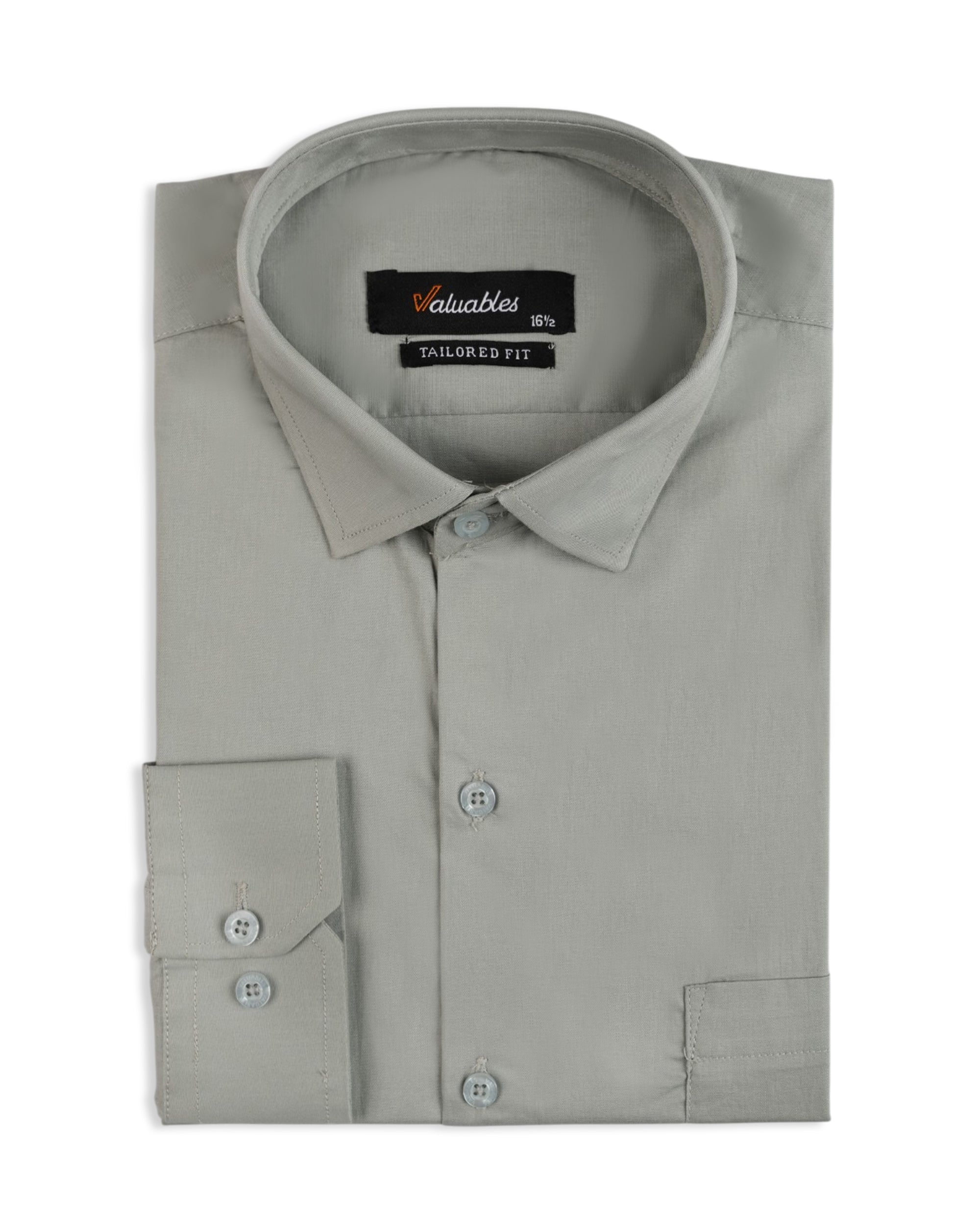 Valuables Men's Plain Formal Shirt