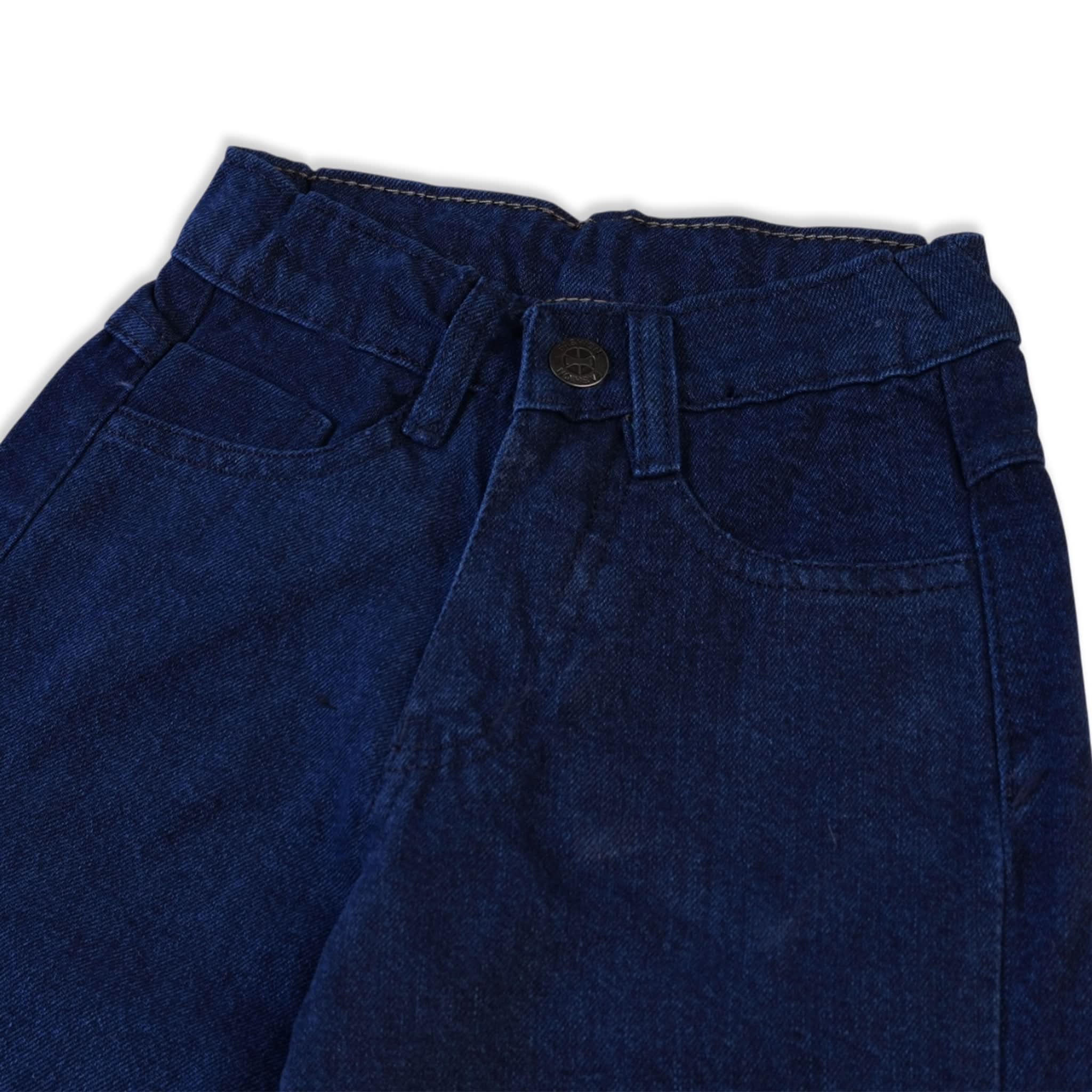 Boys Denim Pants – Classic Fit Jeans for Everyday Wear - Dark Blue, Boys Denim Pants, Chase Value, Chase Value