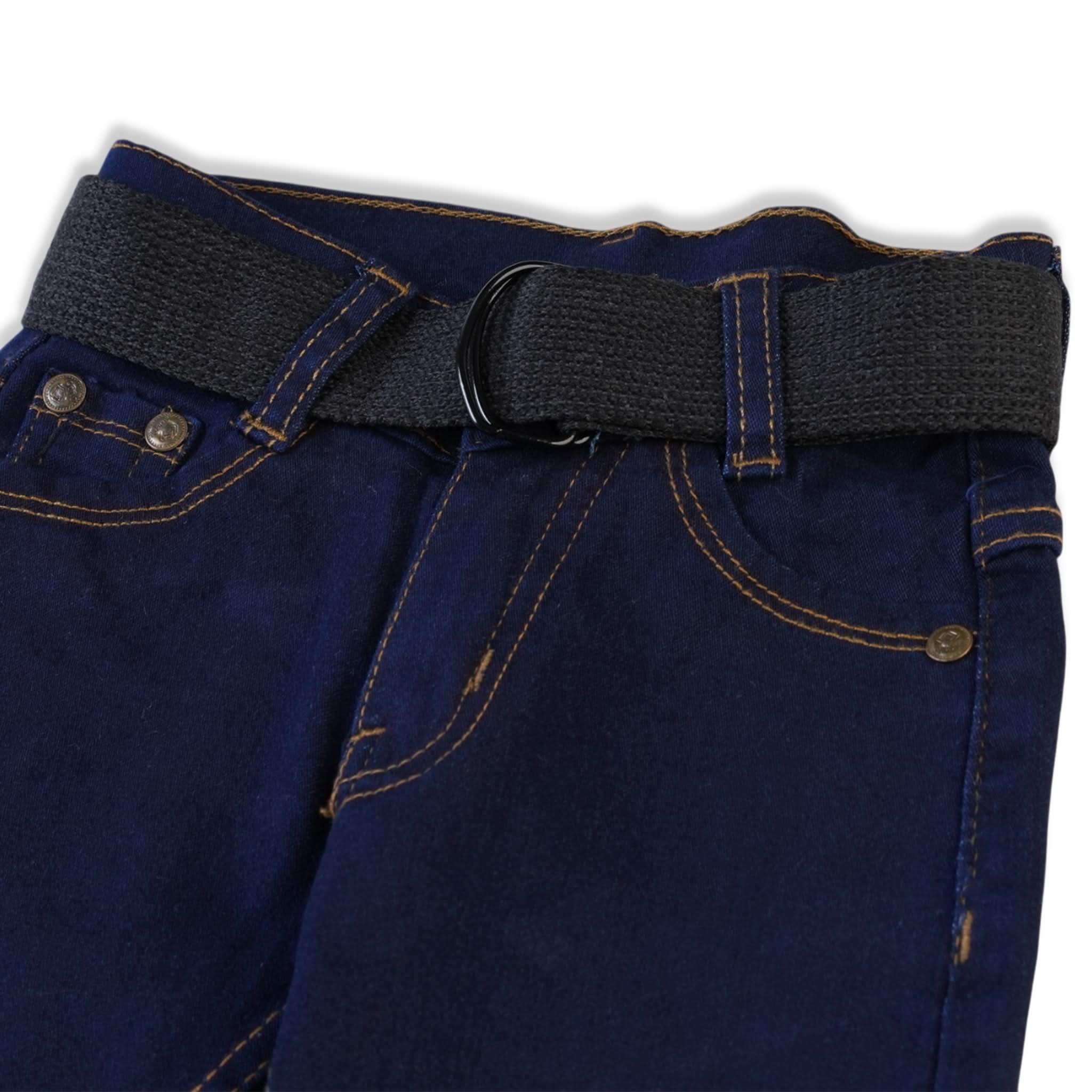 Boy’s Denim Pant – Classic Fit Jeans for Casual & Daily Wear - Dark Blue, Boys Denim Pants, Chase Value, Chase Value