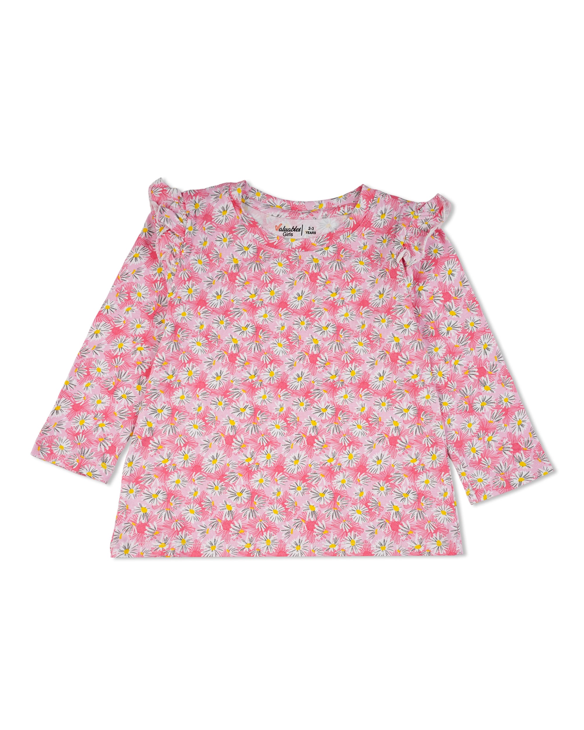 Valuables Girls Full Sleeves T-Shirt