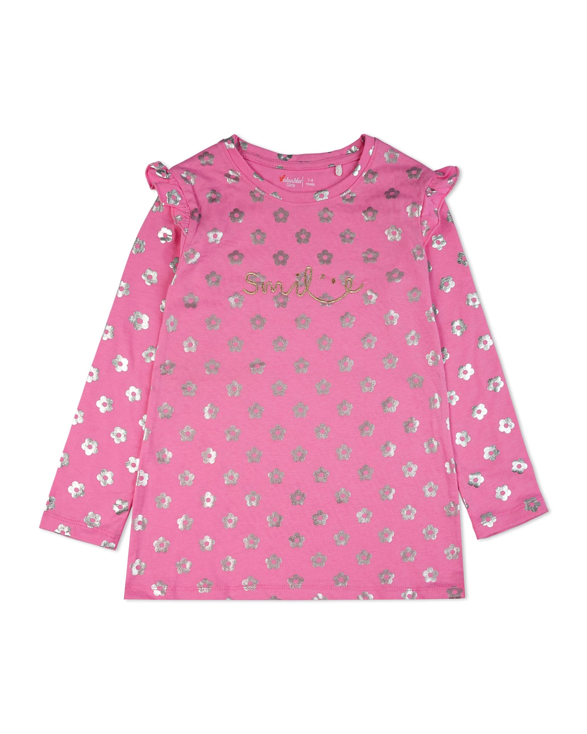 Valuables Girl's Full Sleeves T-Shirt, Girls T-Shirts, Chase Value, Chase Value