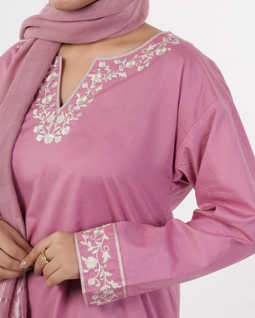 Valuables Women Embroidered 2PCS Suit, Women Shalwar Suits, Chase Value, Chase Value