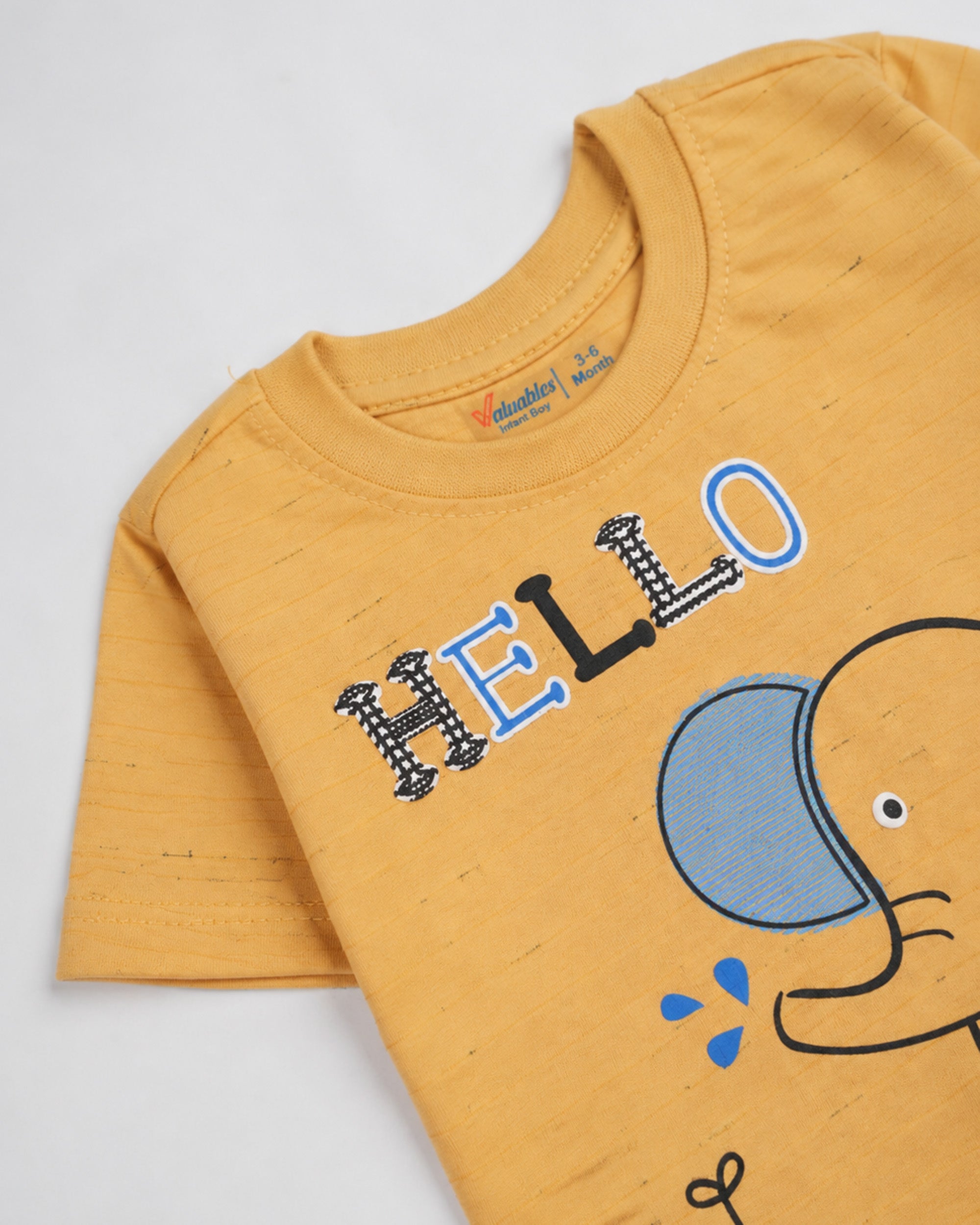 Valuables Newborn Boys Half Sleeves T-shirt