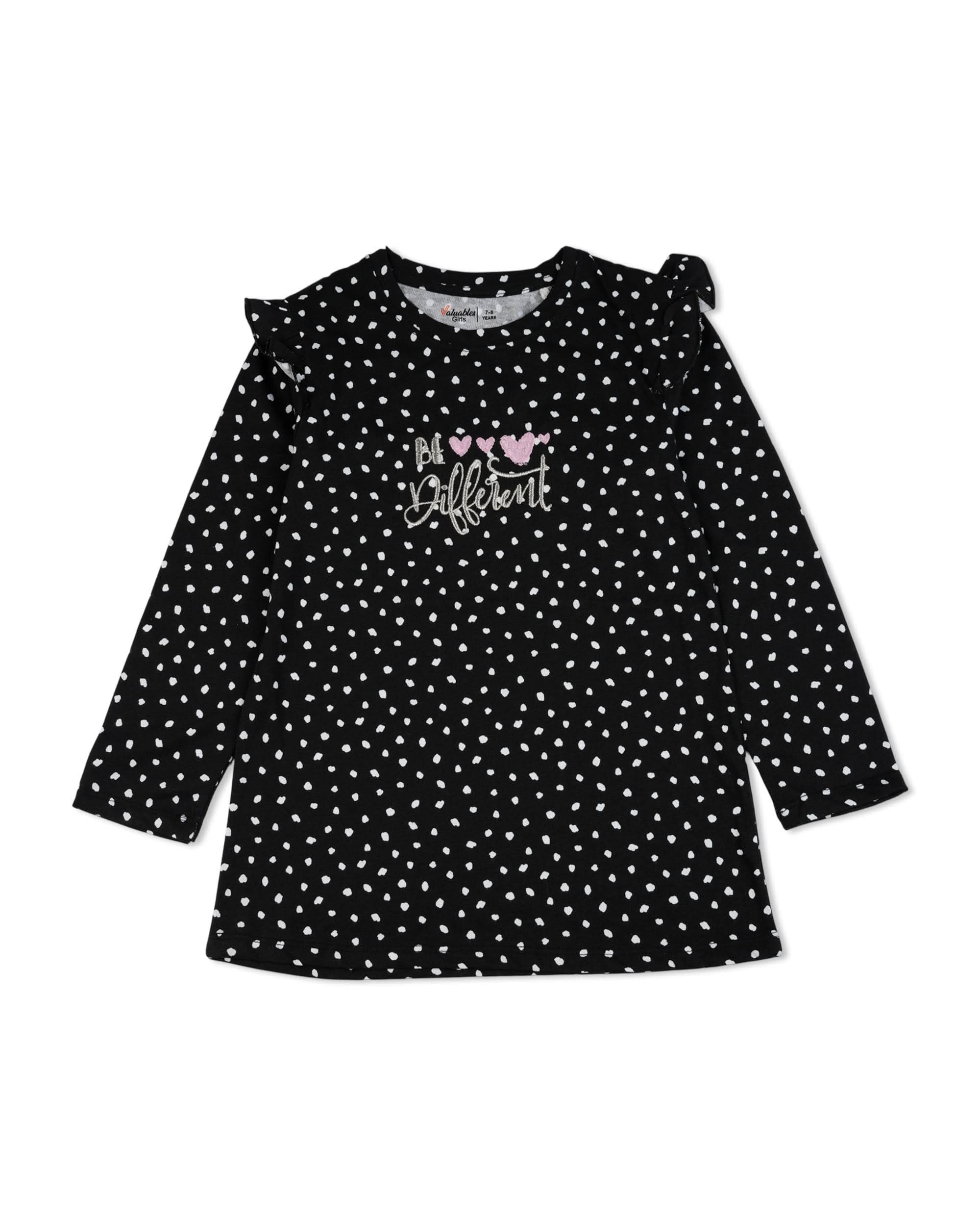 Valuables Girl's Full Sleeves T-Shirt, Girls T-Shirts, Chase Value, Chase Value