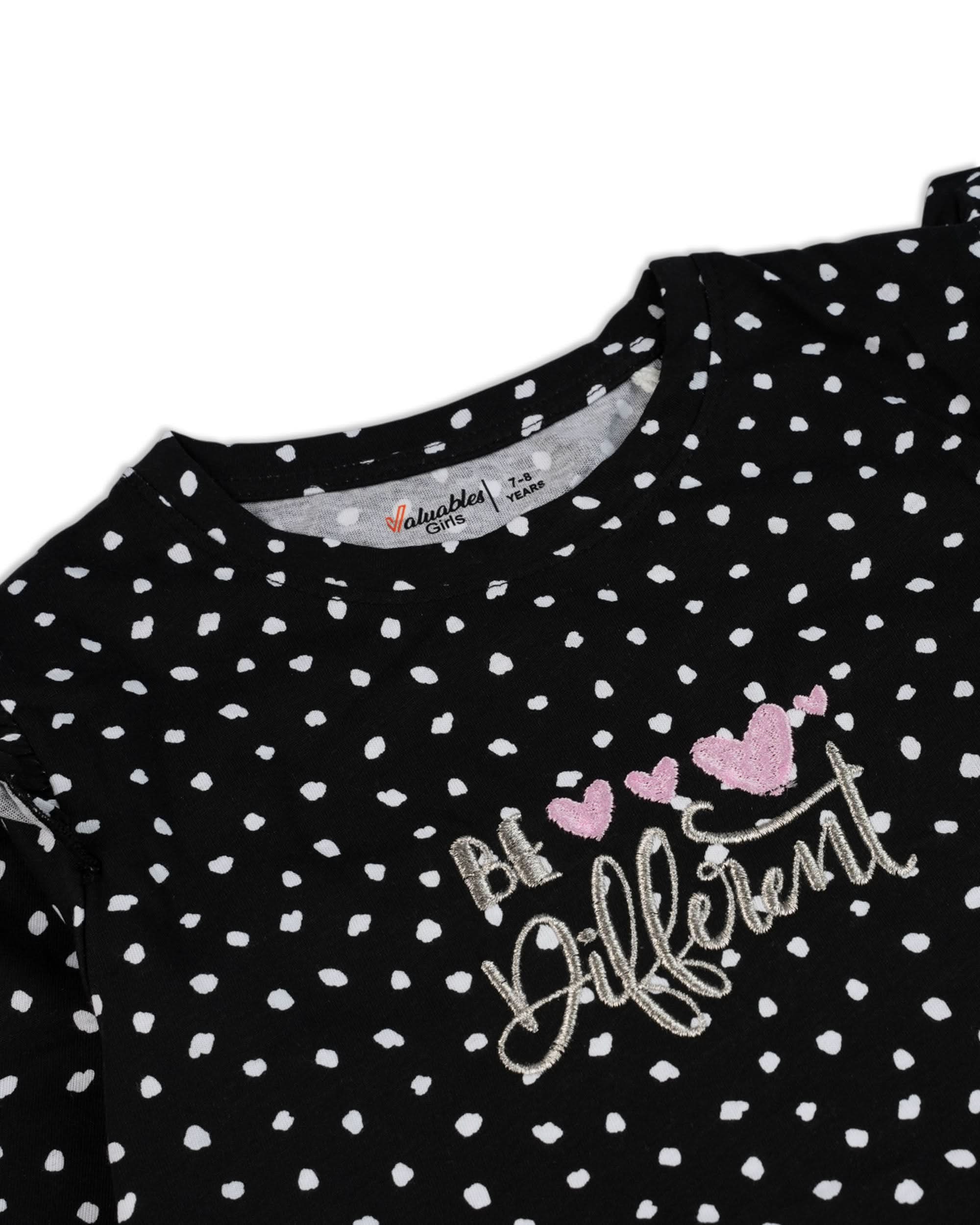 Valuables Girl's Full Sleeves T-Shirt, Girls T-Shirts, Chase Value, Chase Value