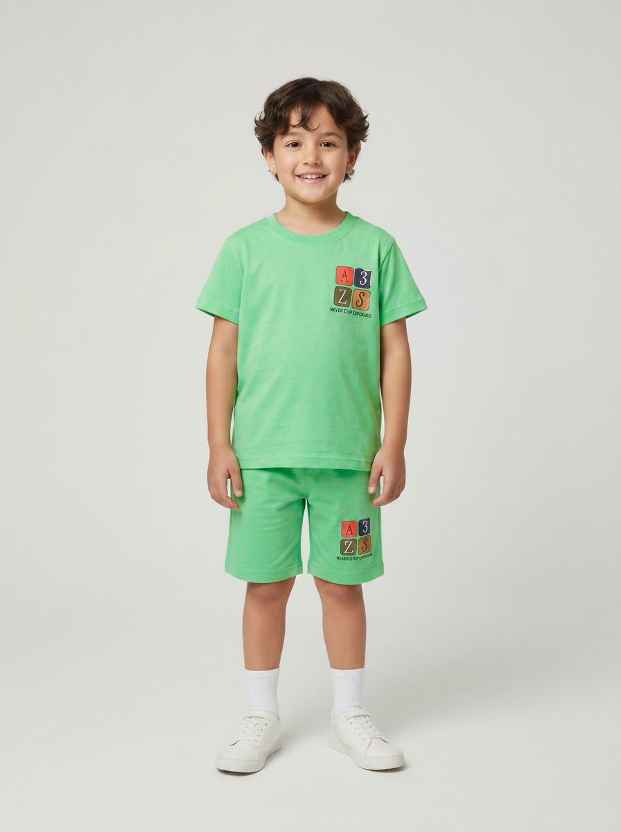 Valuables Boy's Half Sleeves Suit