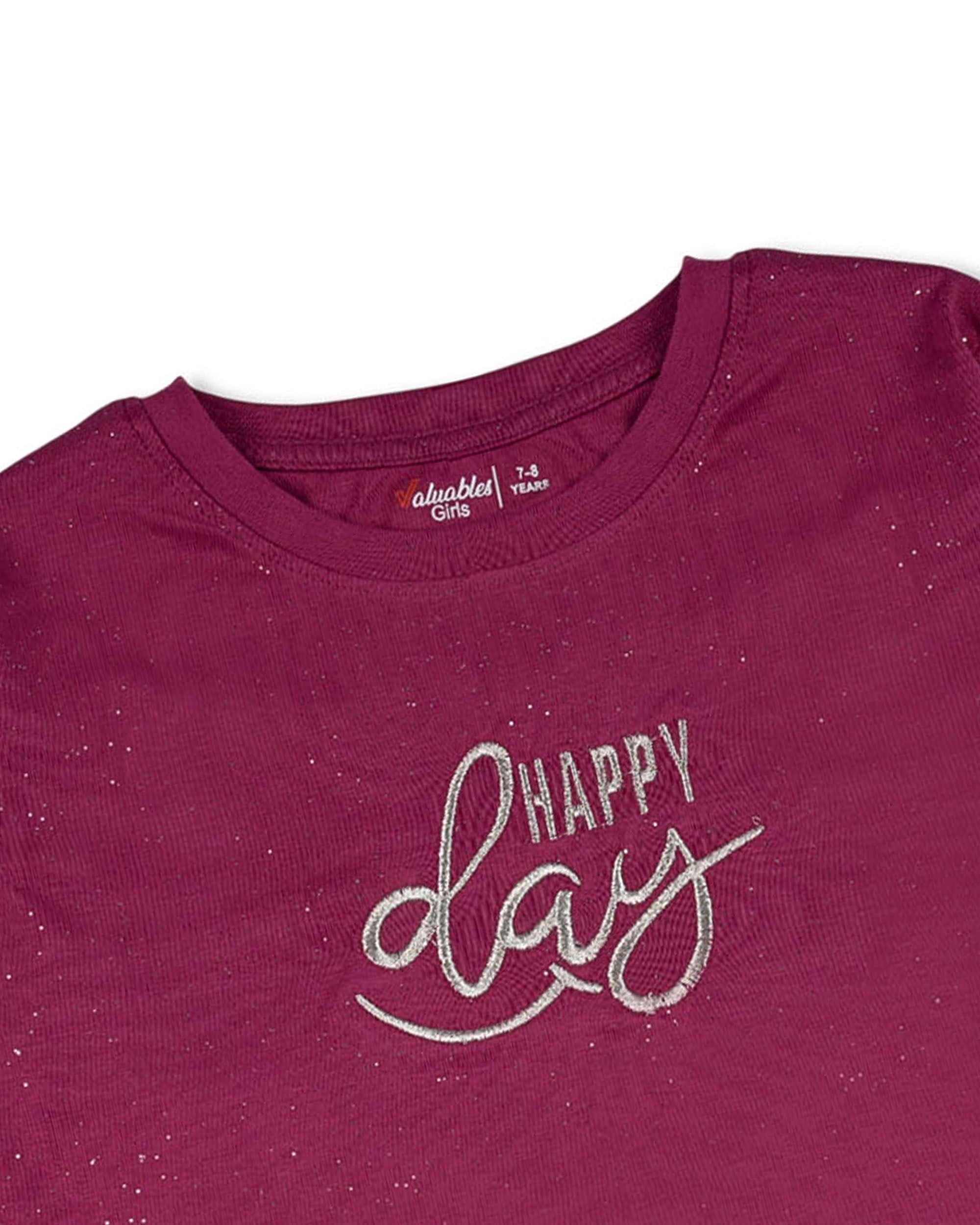 Valuables Girls Full Sleeves T-Shirt