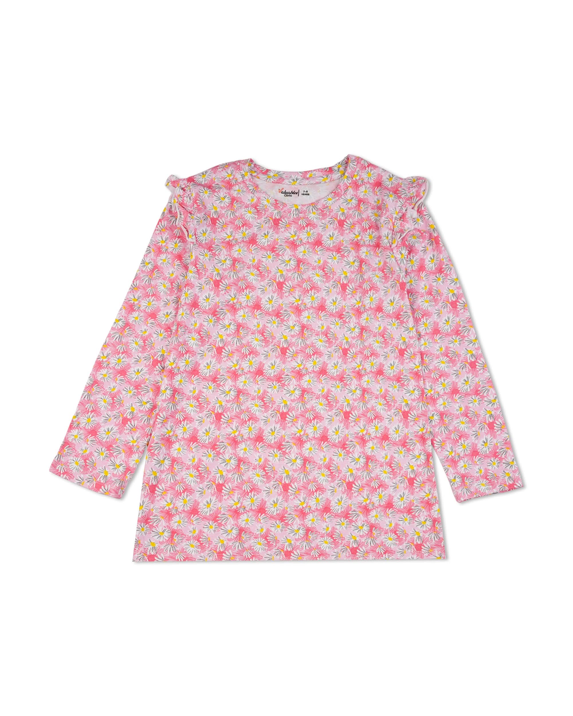 Valuables Girl's Full Sleeves T-Shirt, Girls T-Shirts, Chase Value, Chase Value