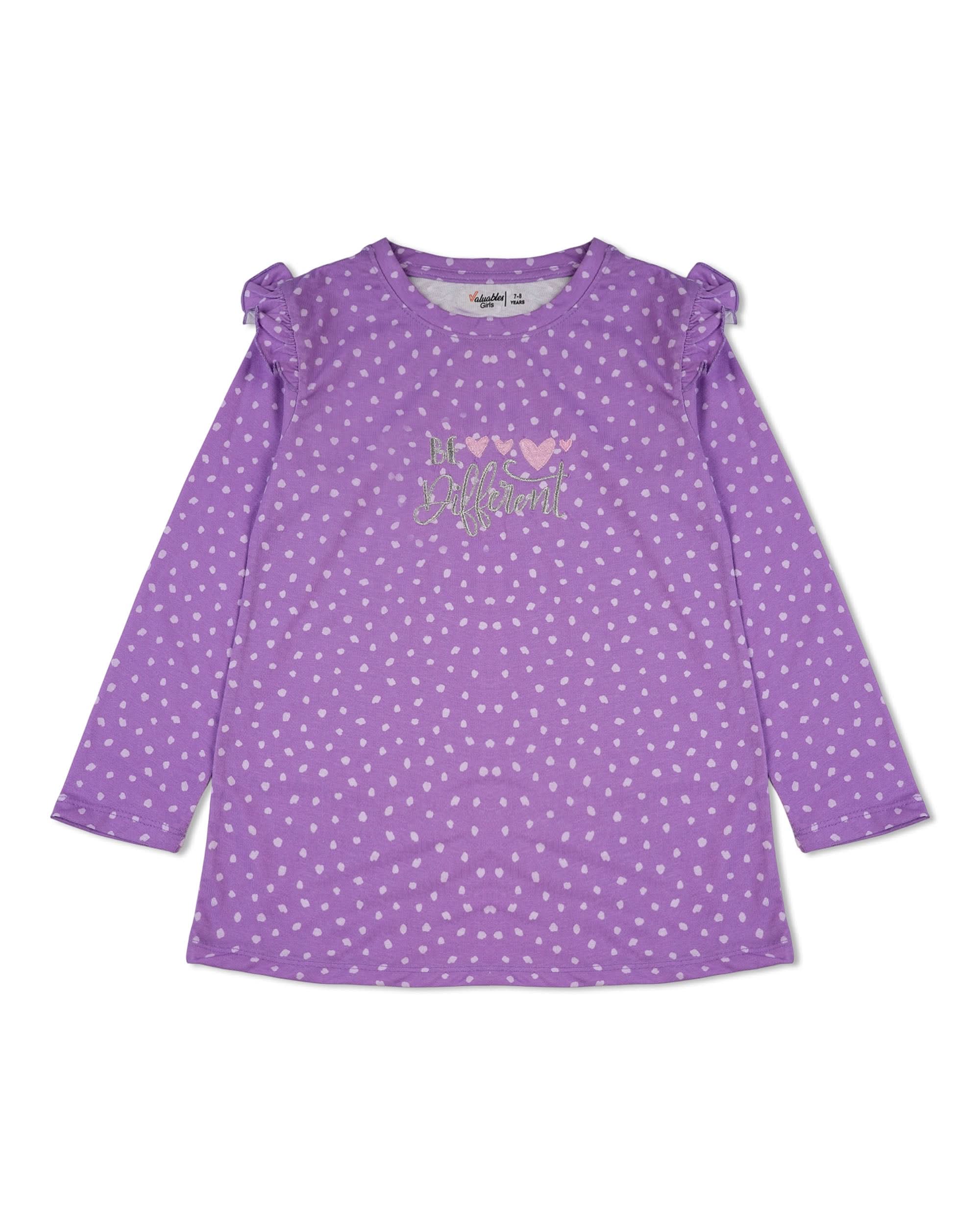Valuables Girl's Full Sleeves T-Shirt, Girls T-Shirts, Chase Value, Chase Value