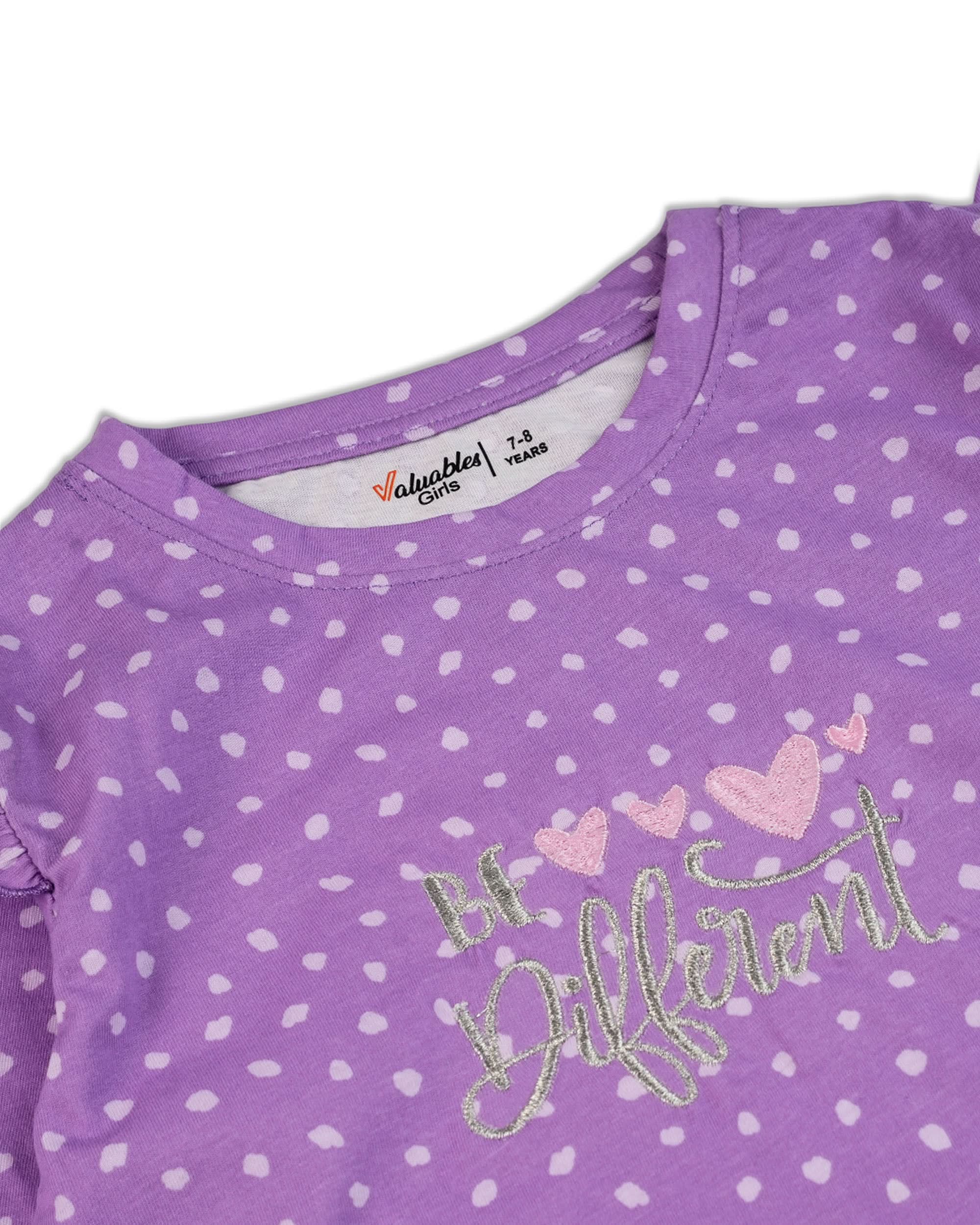Valuables Girl's Full Sleeves T-Shirt, Girls T-Shirts, Chase Value, Chase Value