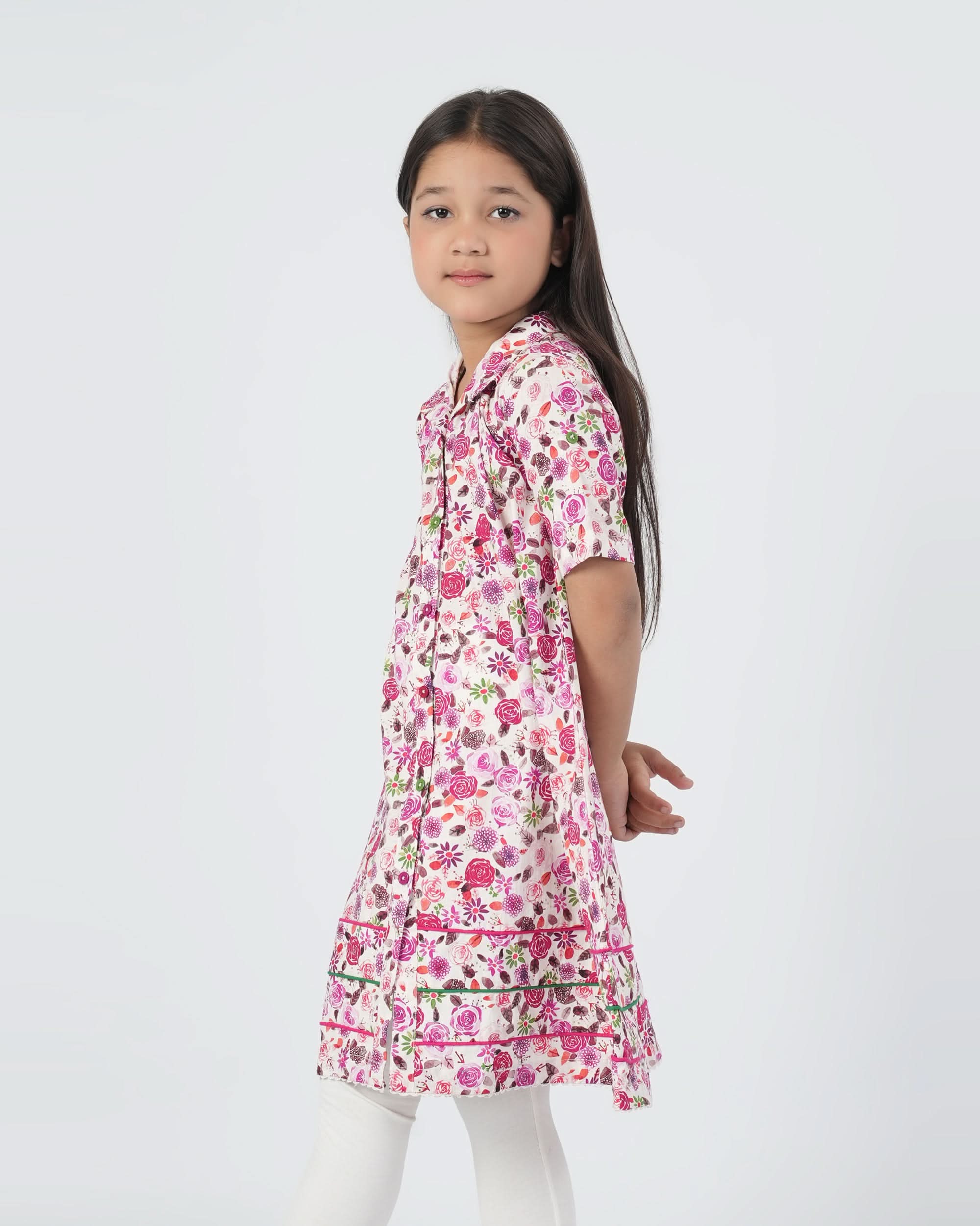 Eminent Girls Woven Frock - Multi Color, Girls Frocks, Eminent, Chase Value