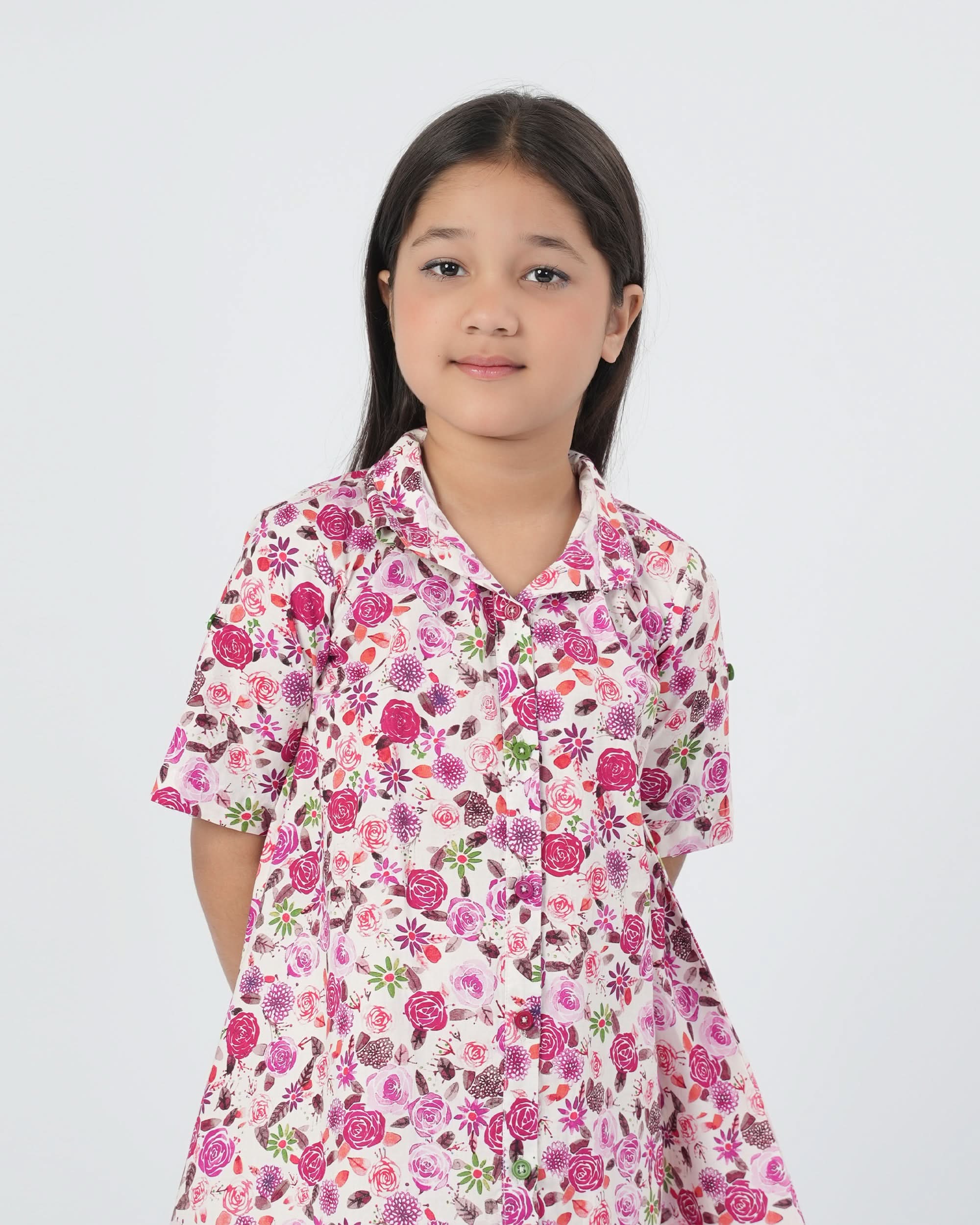 Eminent Girls Woven Frock - Multi Color, Girls Frocks, Eminent, Chase Value