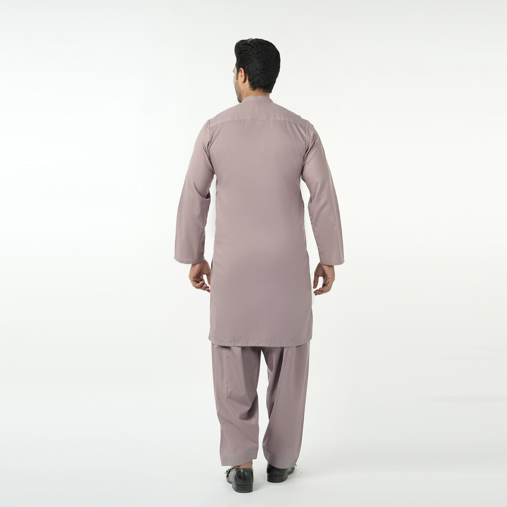 Men's Slim Fit Kurta Shalwar - Light Brown, Men's Shalwar Kameez, Chase Value, Chase Value