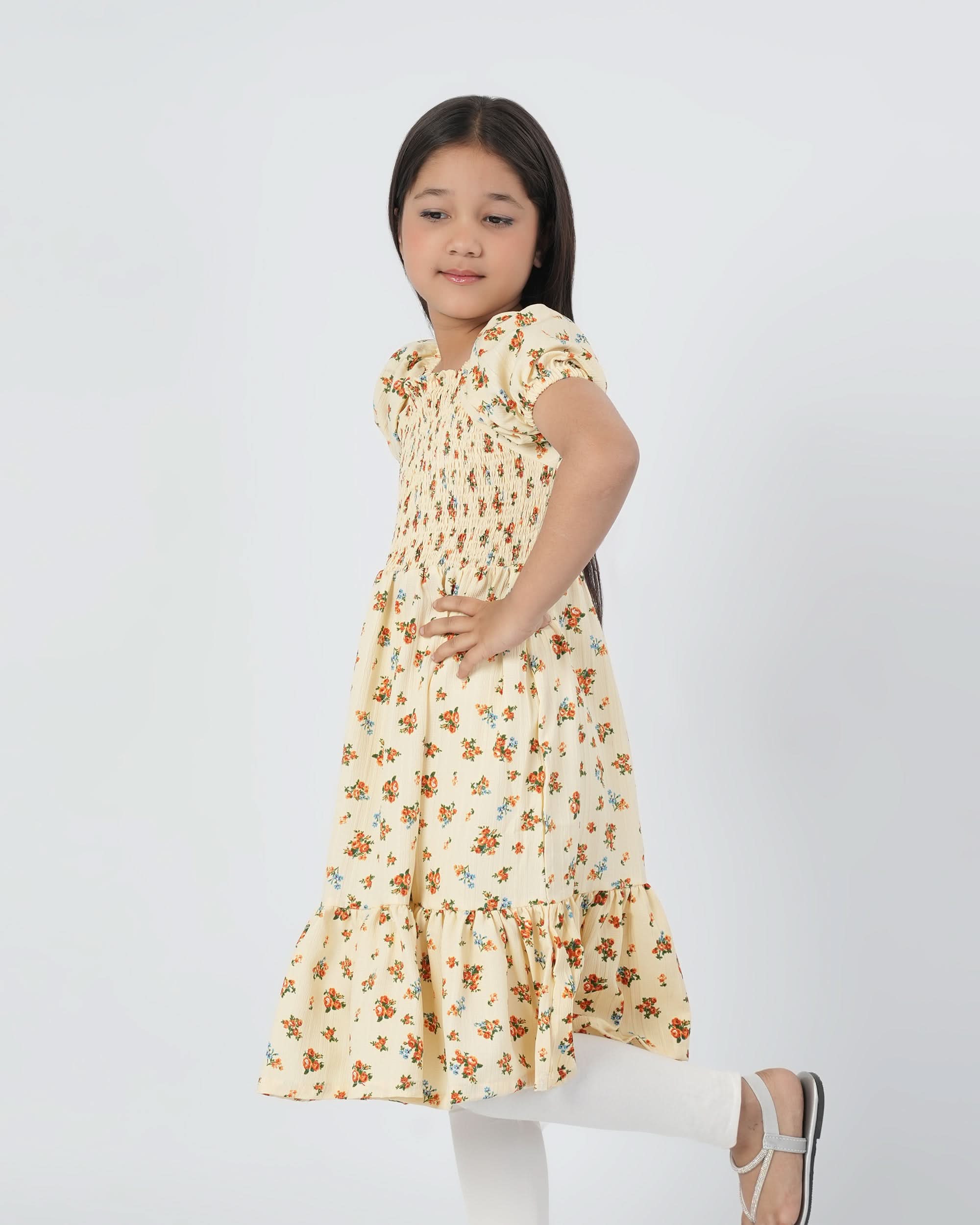 Eminent Girls Woven Frock - Fawn, Girls Frocks, Eminent, Chase Value